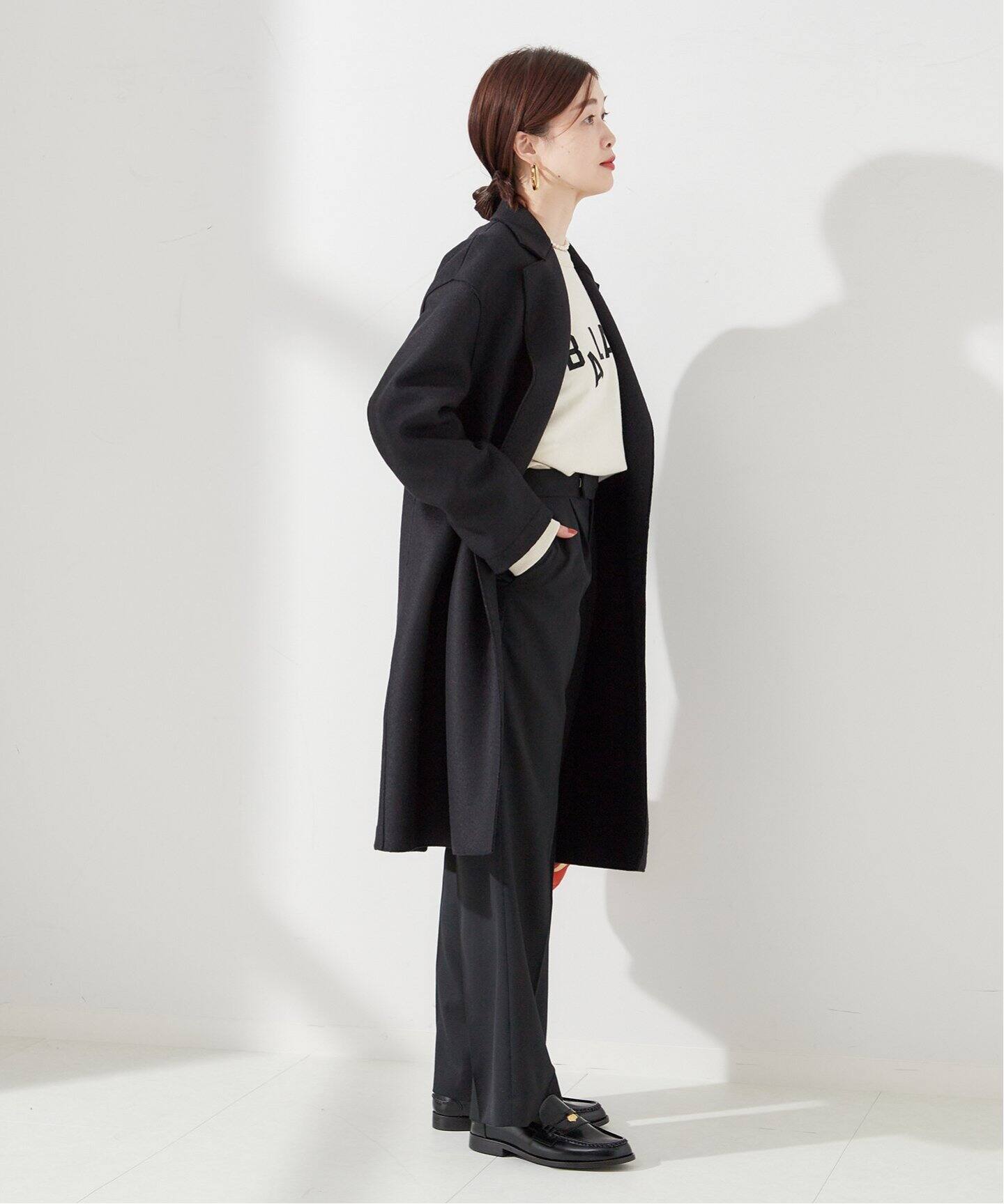 別注【HARRIS WHARF LONDON】Women oversized coat：コート（その他 