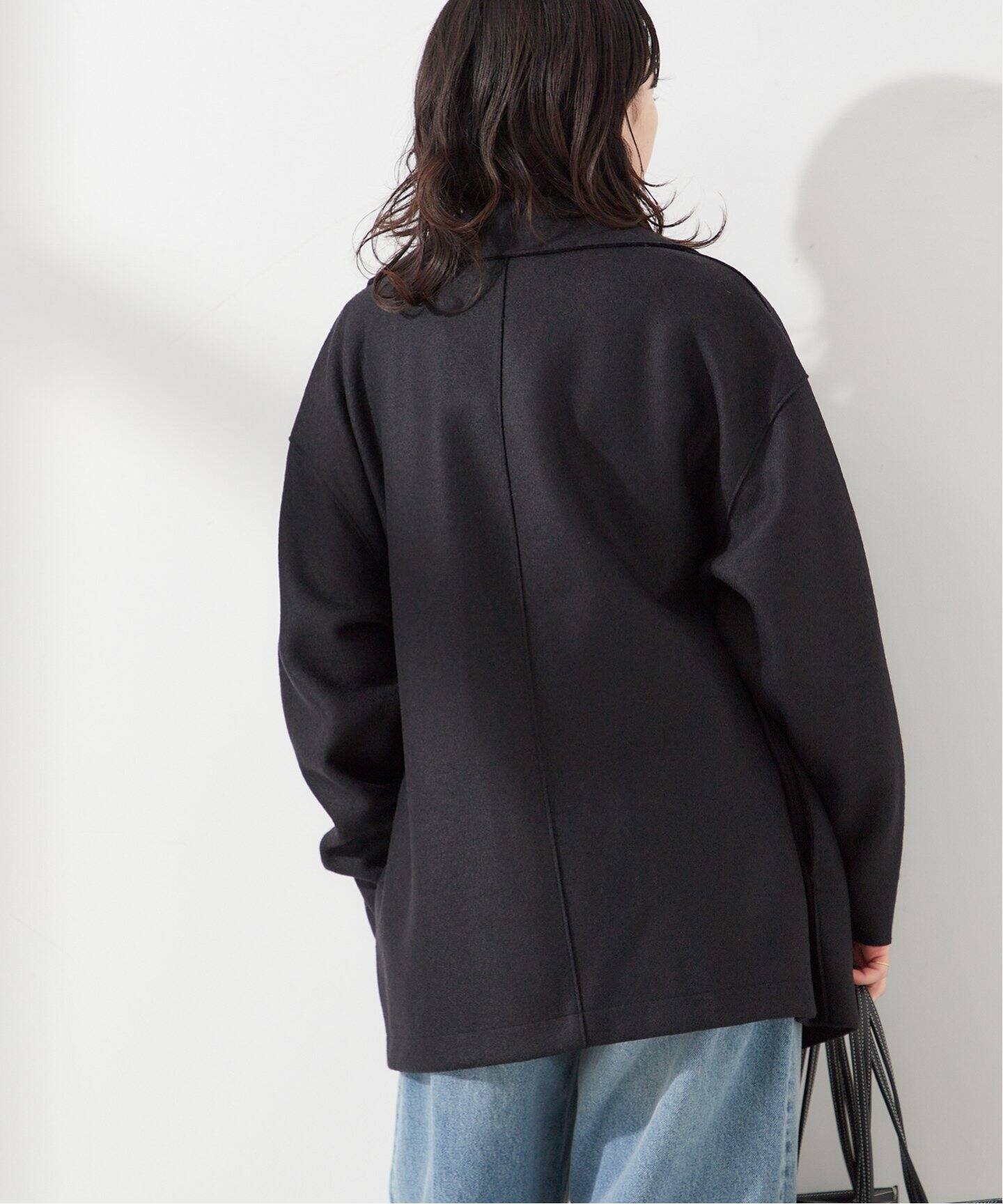 HARRIS WHARF LONDON】Women dropped shoulder d.b.jacket：コート 