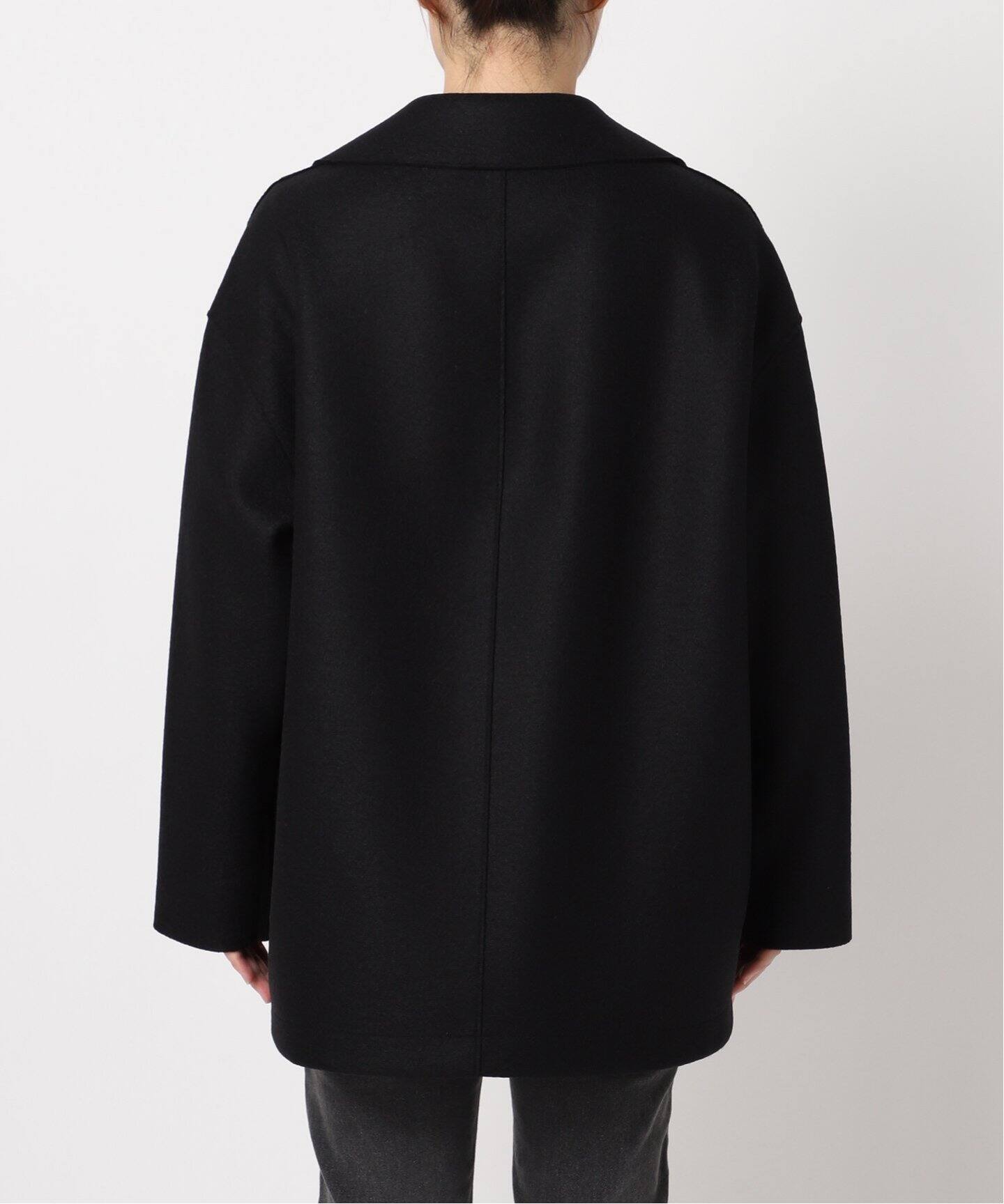 HARRIS WHARF LONDON】Women dropped shoulder d.b.jacket：コート 