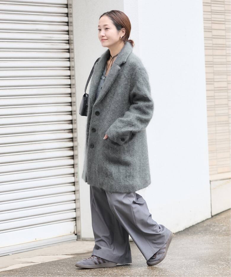 モヘアミックスロングシャギーコート（チェスターコート）｜JOURNAL 