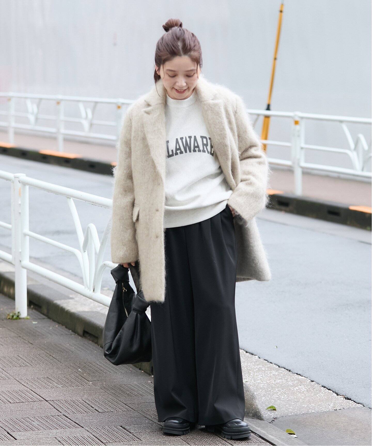 モヘアミックスロングシャギーコート（チェスターコート）｜JOURNAL 