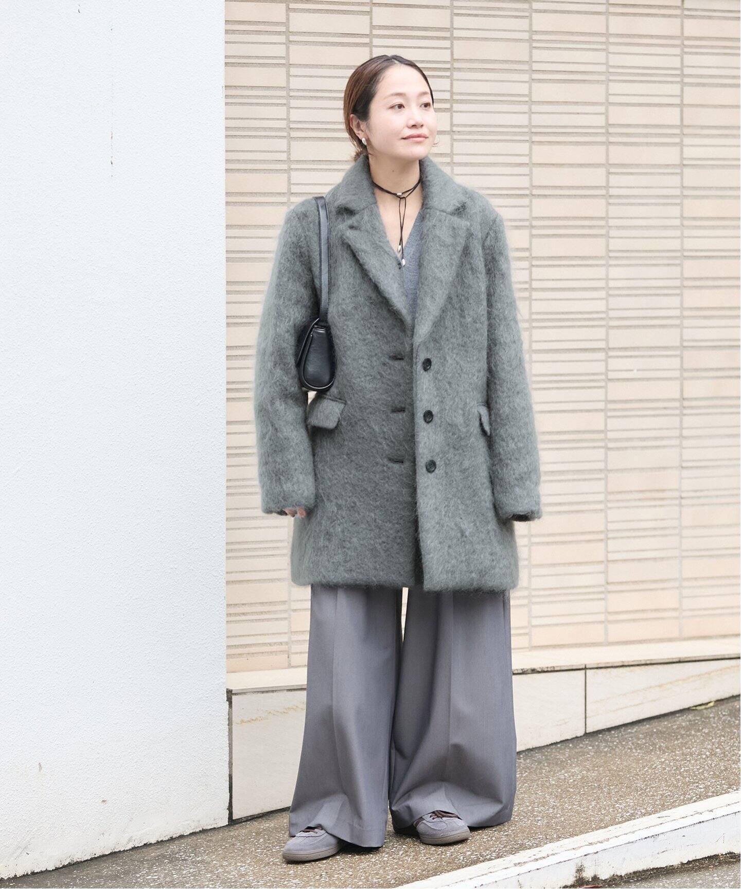 モヘアミックスロングシャギーコート（チェスターコート）｜JOURNAL  