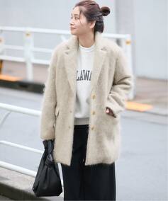 モヘアミックスロングシャギーコート（チェスターコート）｜JOURNAL 