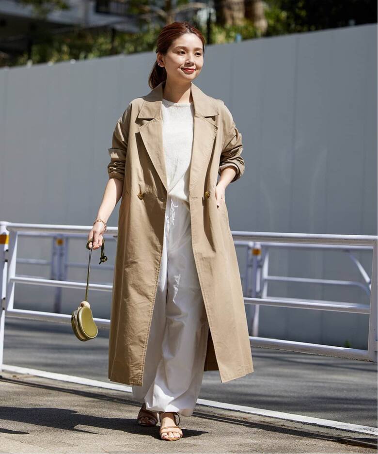 追加》コットンツイル ロングコート（その他ブルゾン／アウター  