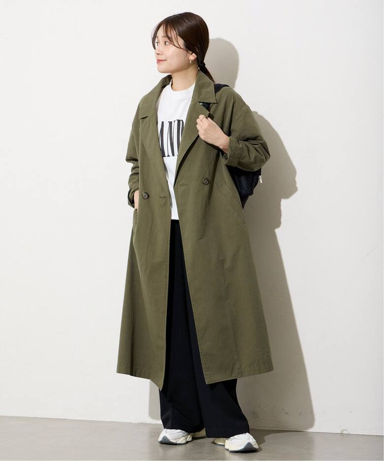 追加》コットンツイル ロングコート（その他ブルゾン／アウター  