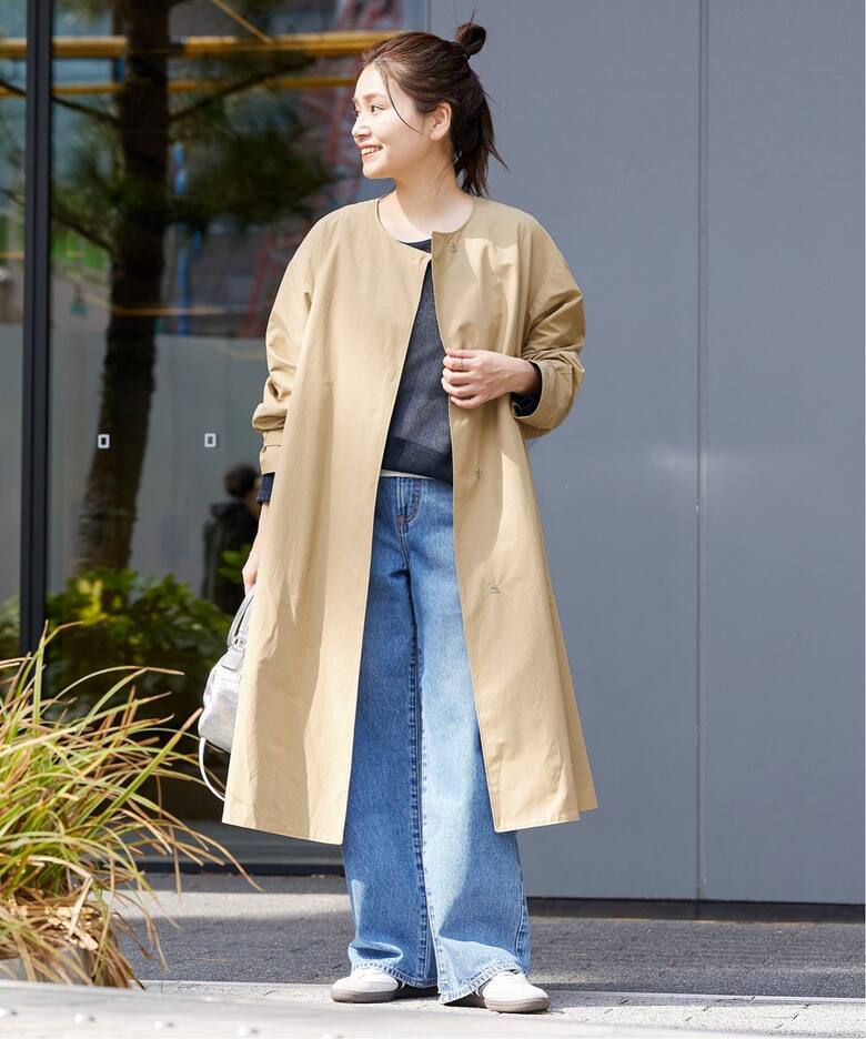 新品 100800円 とれれ タラジャーモン 少しAライン フレア コート 