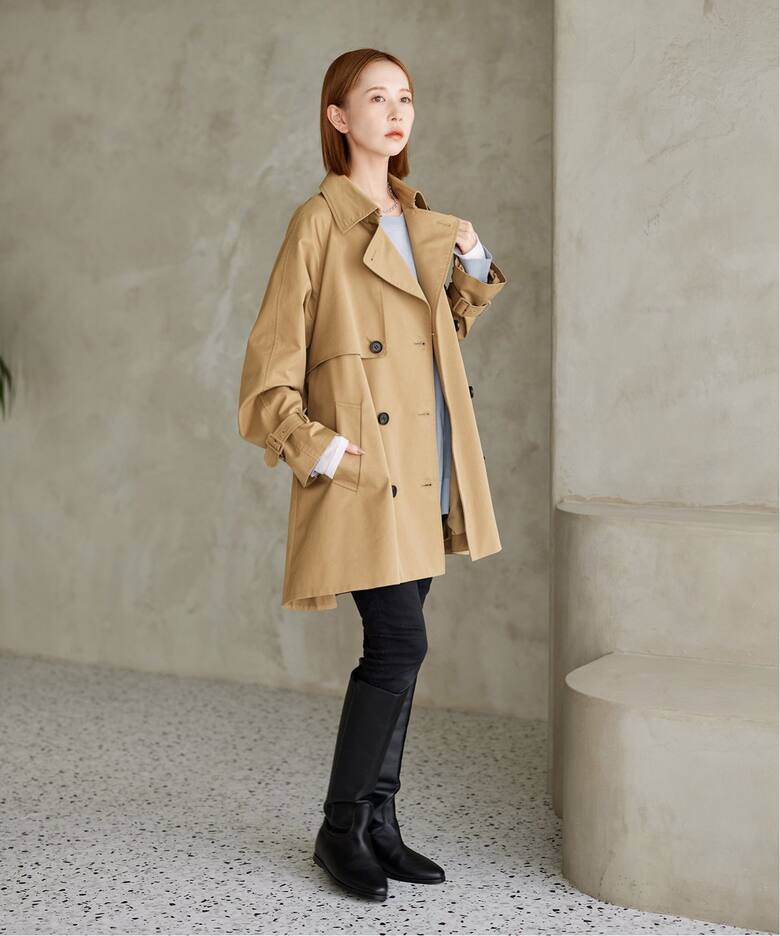 ミドルレングスラフトレンチコート（トレンチコート）｜JOURNAL  