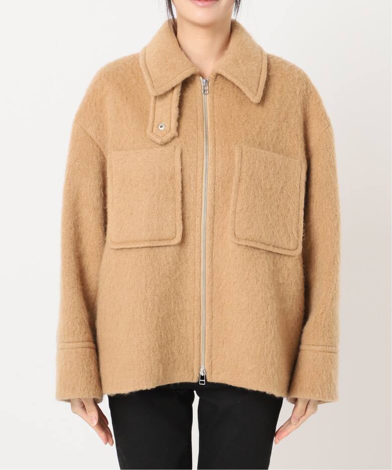 ループカットシャギージップコート（その他ブルゾン／アウター 