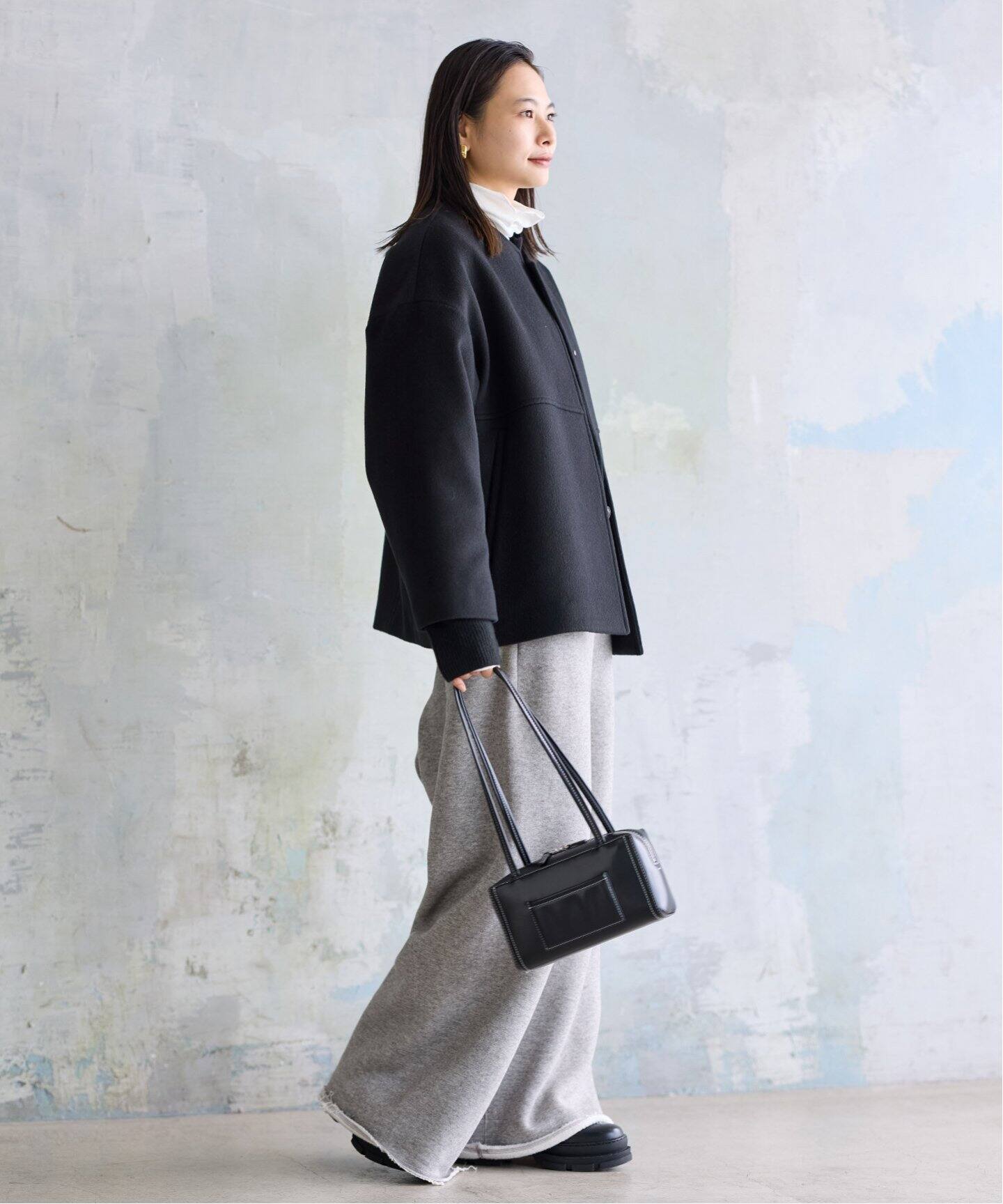 JOURNAL STANDARD　スーパービーバーノーカラーショートコート36 追加2》スーパー140ビーバーノーカラーショートコート（その他