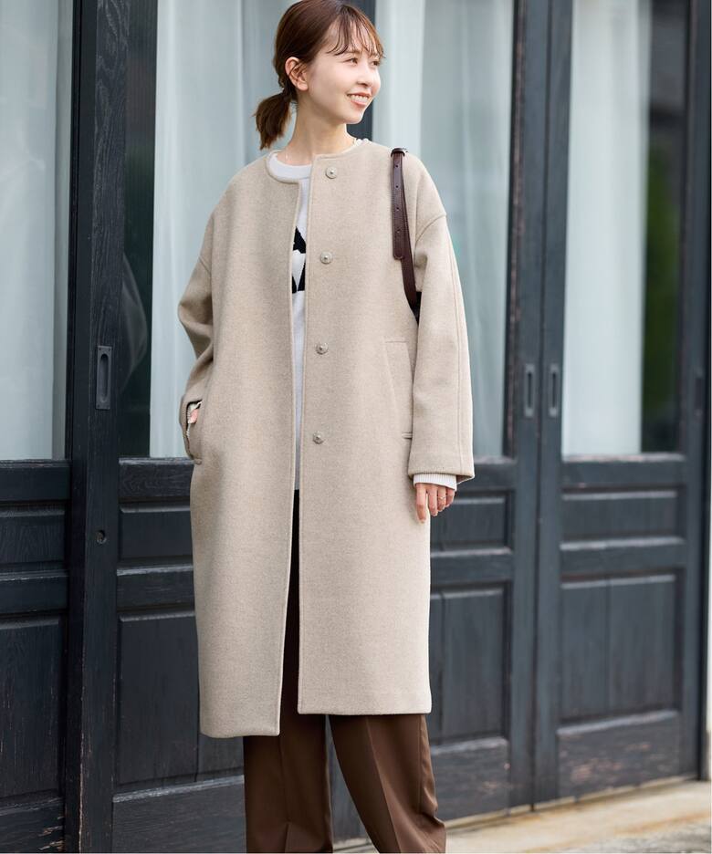 スーパー140ビーバーノーカラーコート（ノーカラーコート）｜JOURNAL  