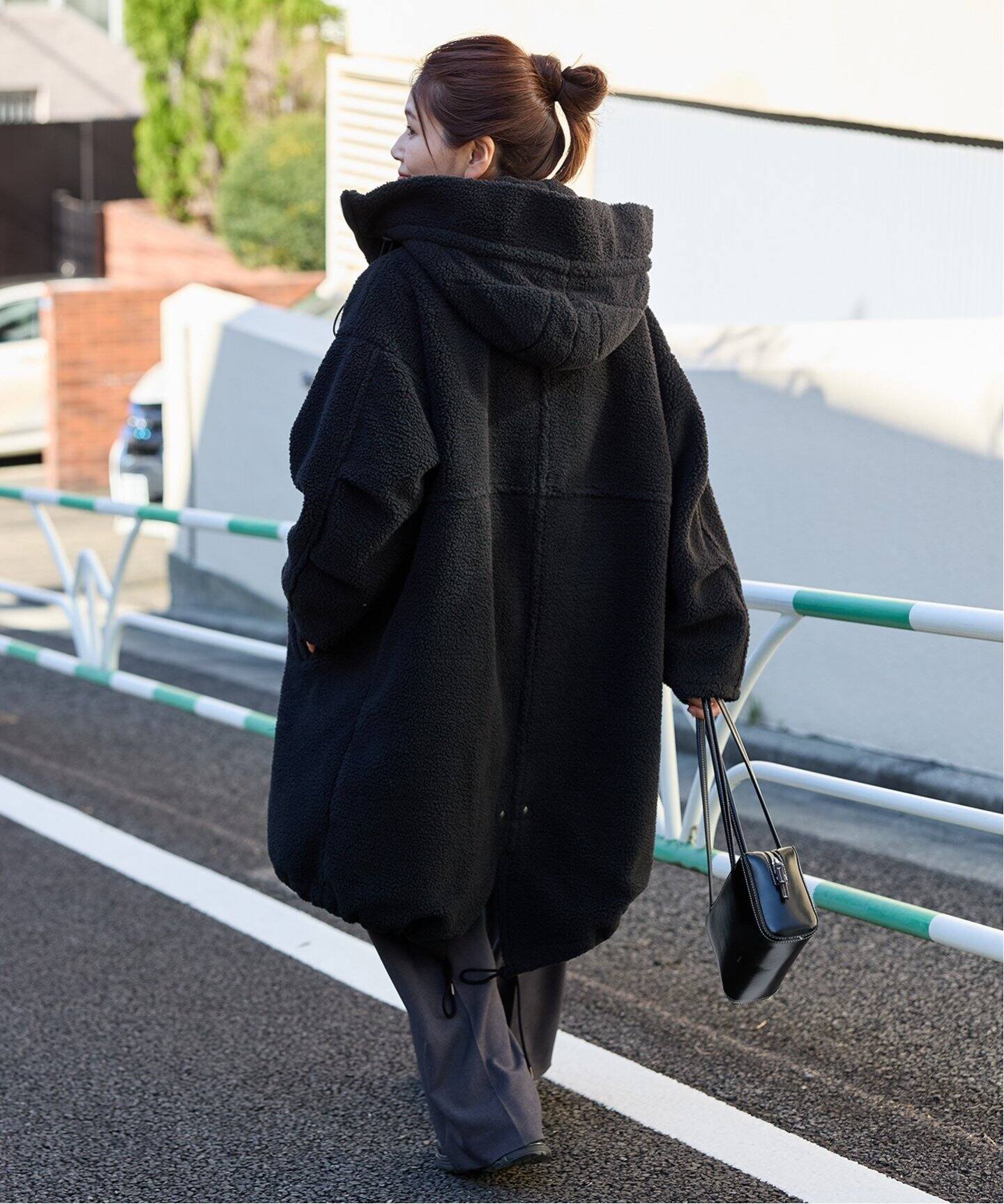 □《WEB限定追加》ボアフードコート（ボア・フリース）｜JOURNAL