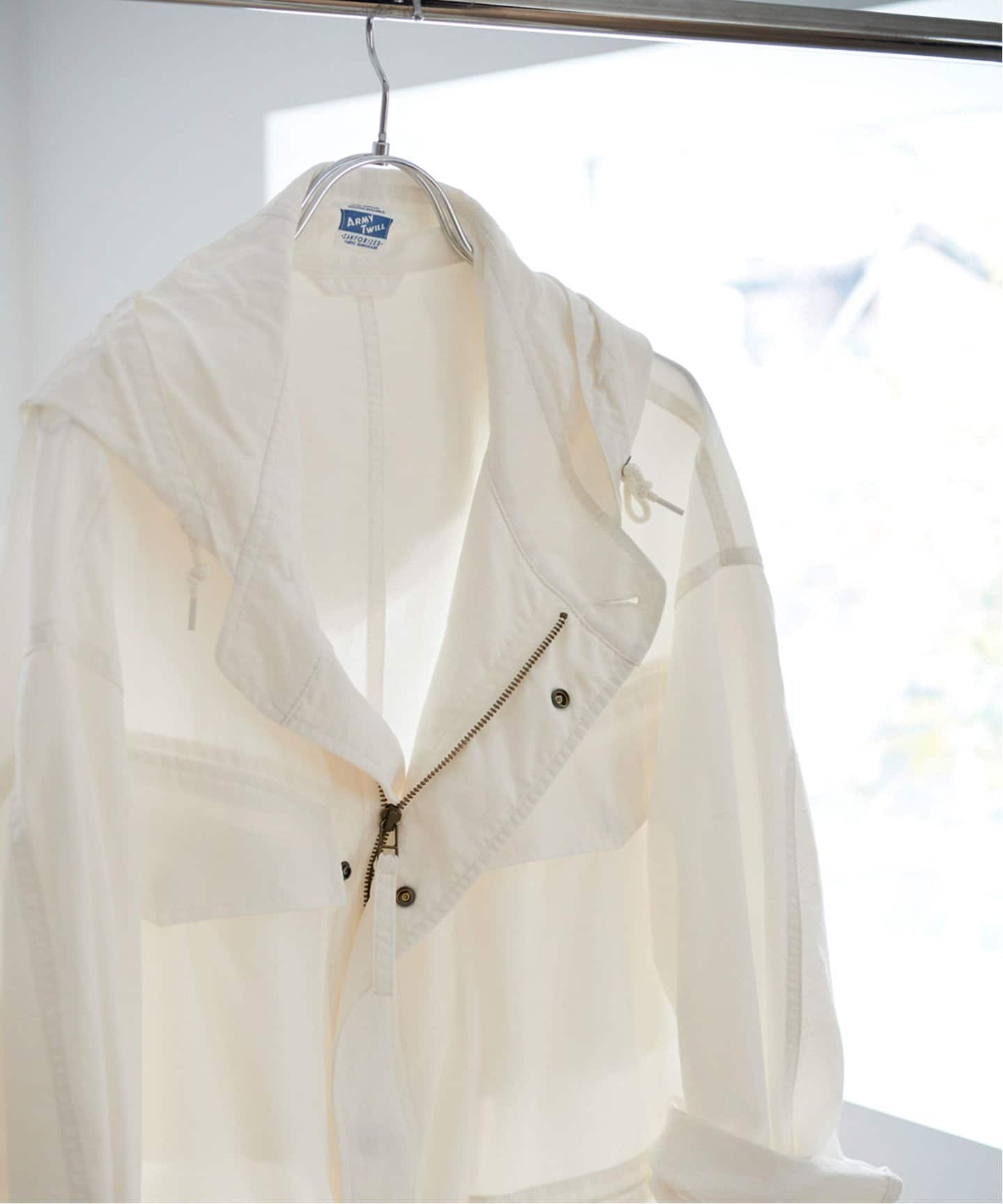 別注【ARMY TWILL/アーミーツイル】Nylon ox Hooded Coat