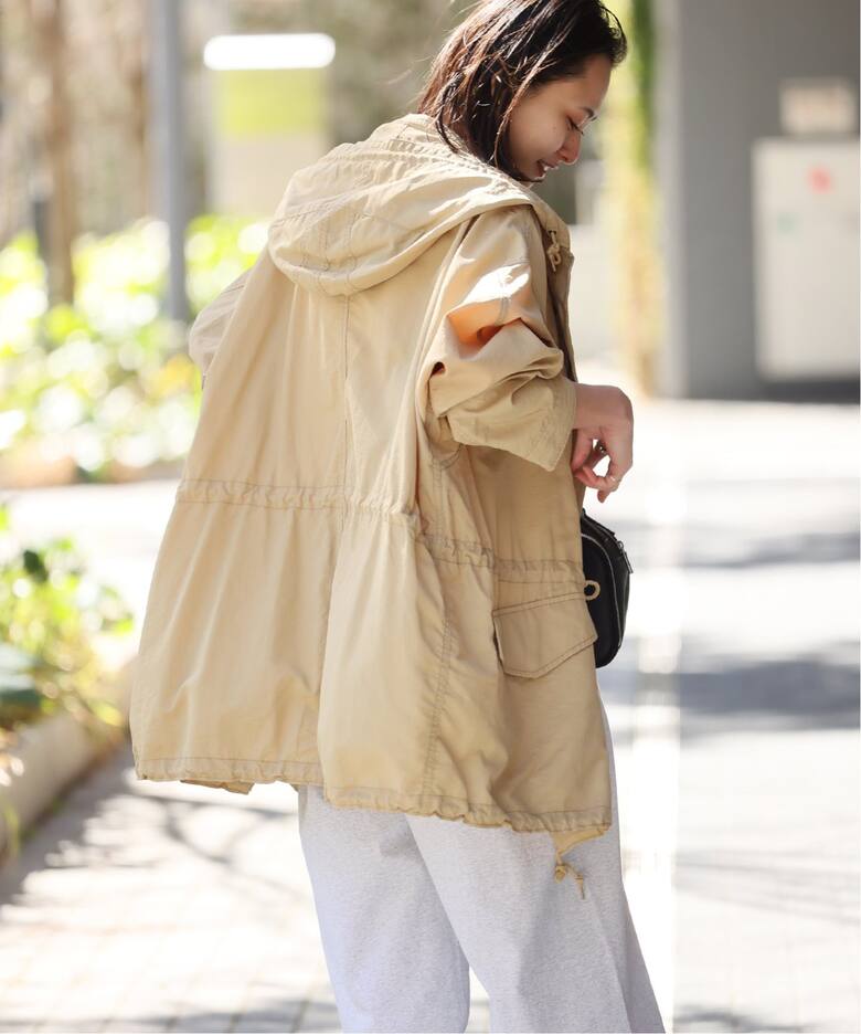 別注【ARMY TWILL/アーミーツイル】Nylon ox Hooded Coat：コート 