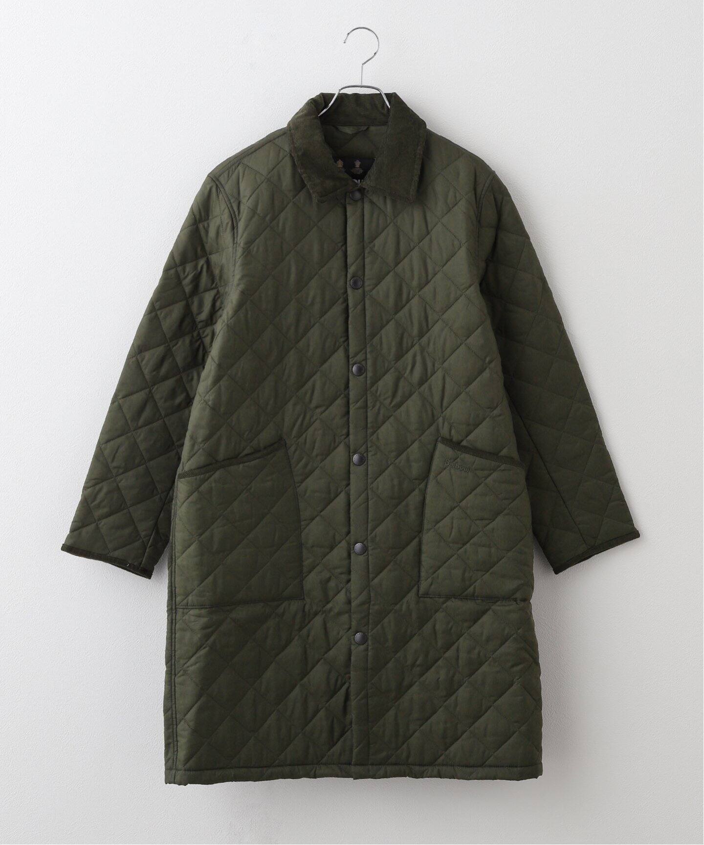 Barbour/バブアー】long liddesdale quilted jacket（中綿 