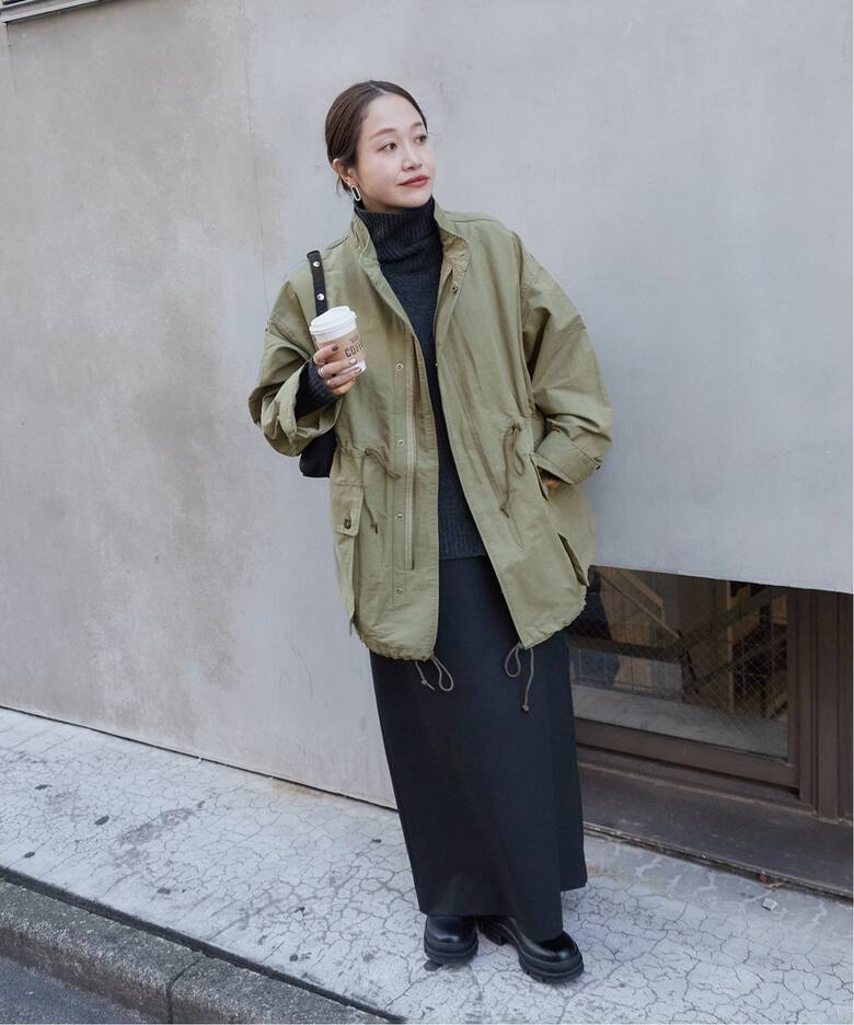 別注】【ARMY TWILL/アーミーツイル】2WAY Cotton Nylon Stand Coat 