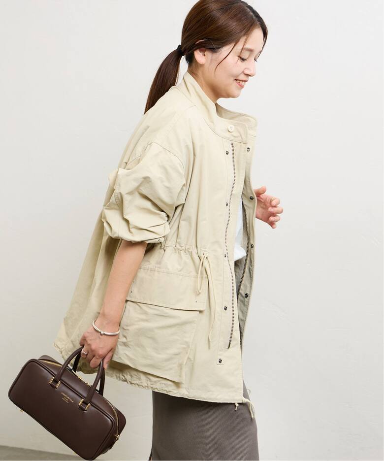 別注】【ARMY TWILL/アーミーツイル】2WAY Cotton Nylon Stand Coat 