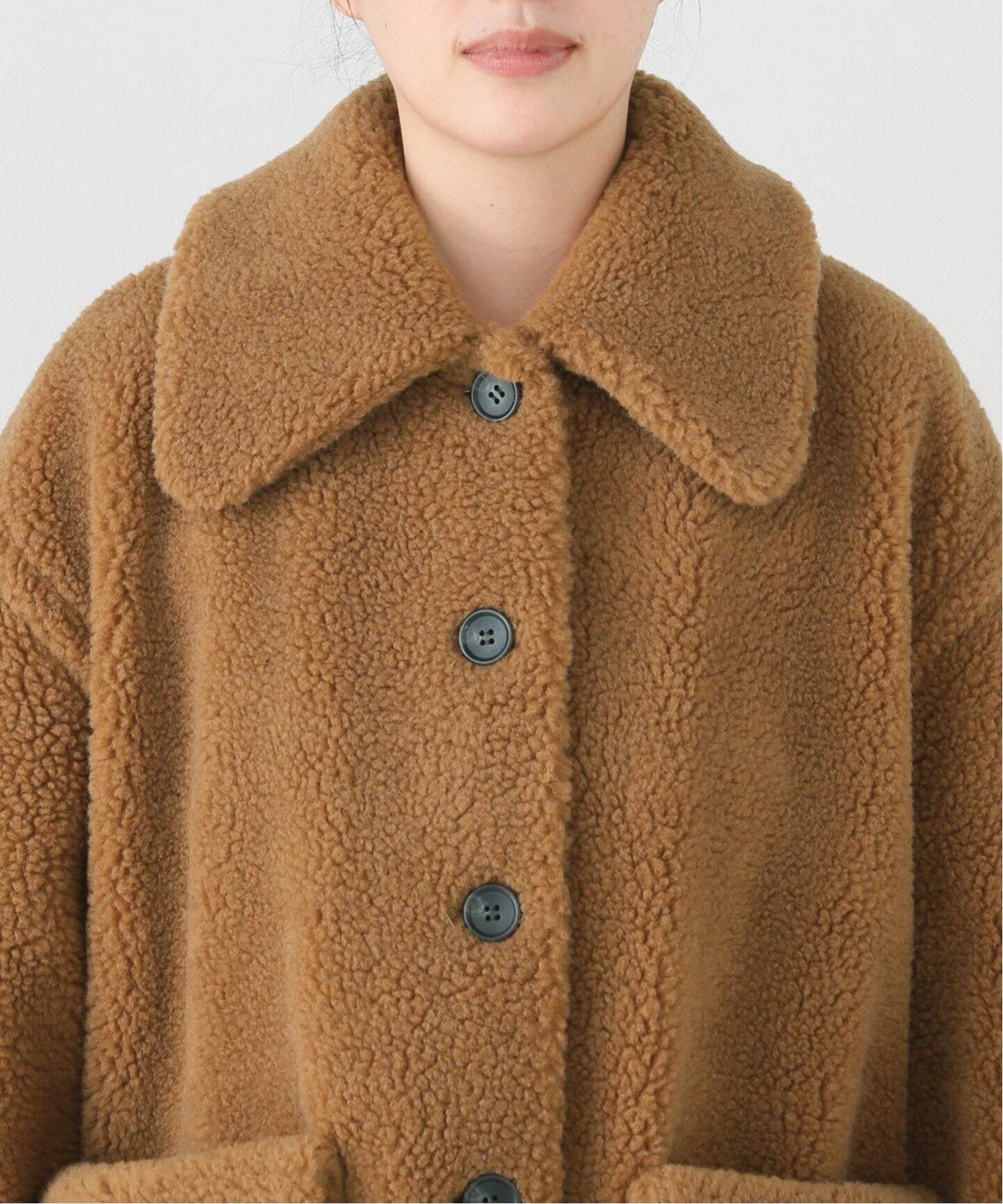 CLANE/クラネ】RIDGE POCKET BOA COAT 17104-0552（ボア・フリース 