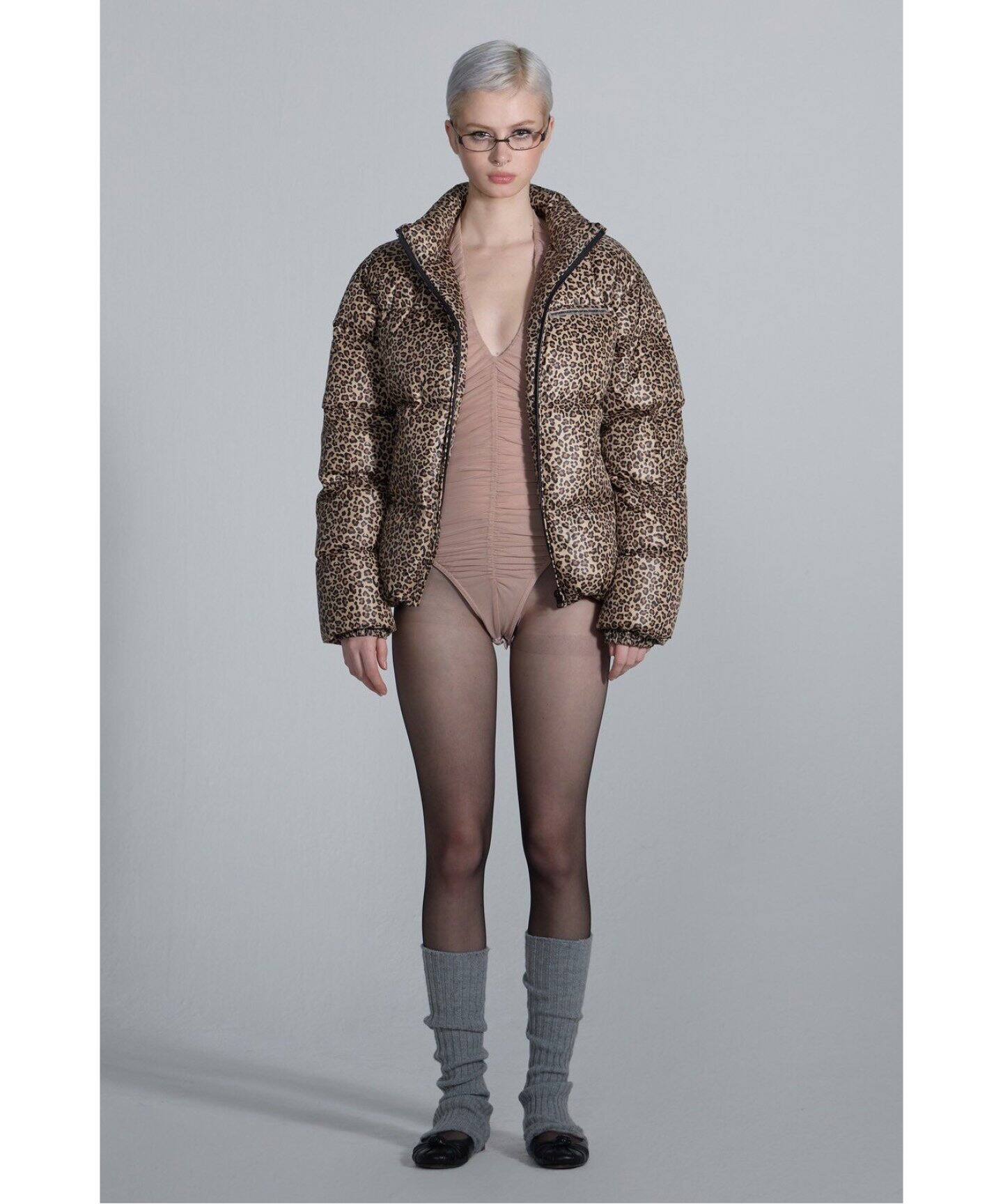 SCULPTOR/スカルプター】 107 Cropped Puffer Down SL007107BW（ダウン 