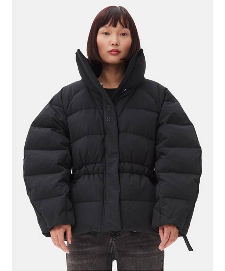 GANNI / ガニー】 Tech Seersucker Oversized Puffer J F9690/F9496 