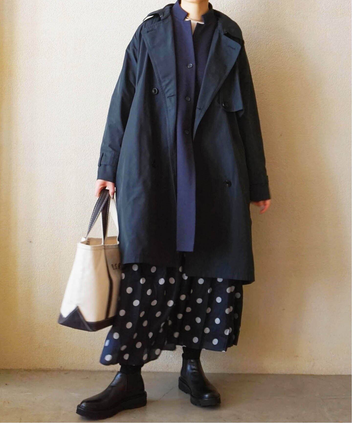 メモリーウェザービッグトレンチコート（トレンチコート）｜journal  