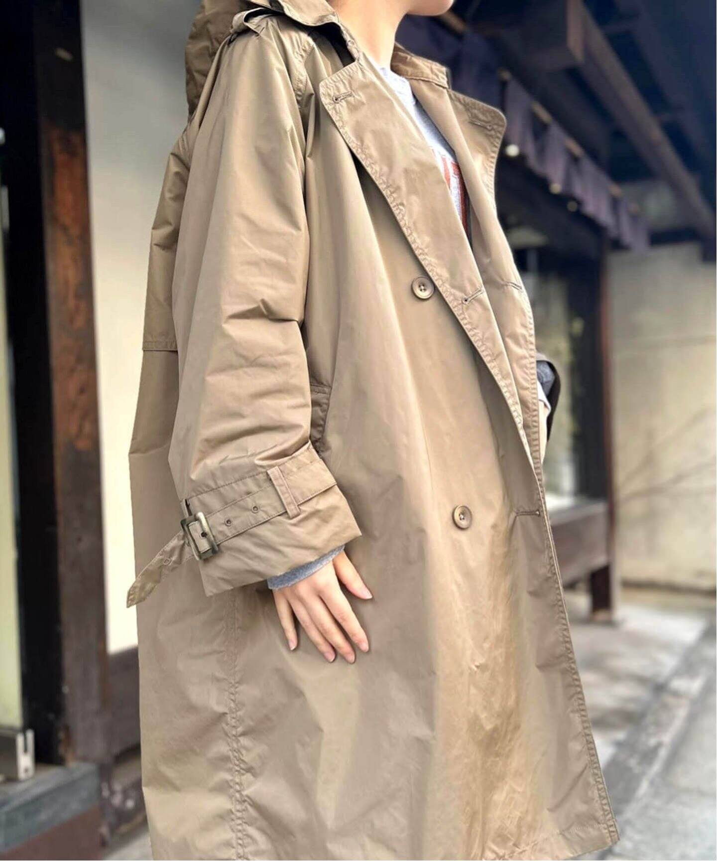 タフタ フードトレンチコート（トレンチコート）｜journal standard  