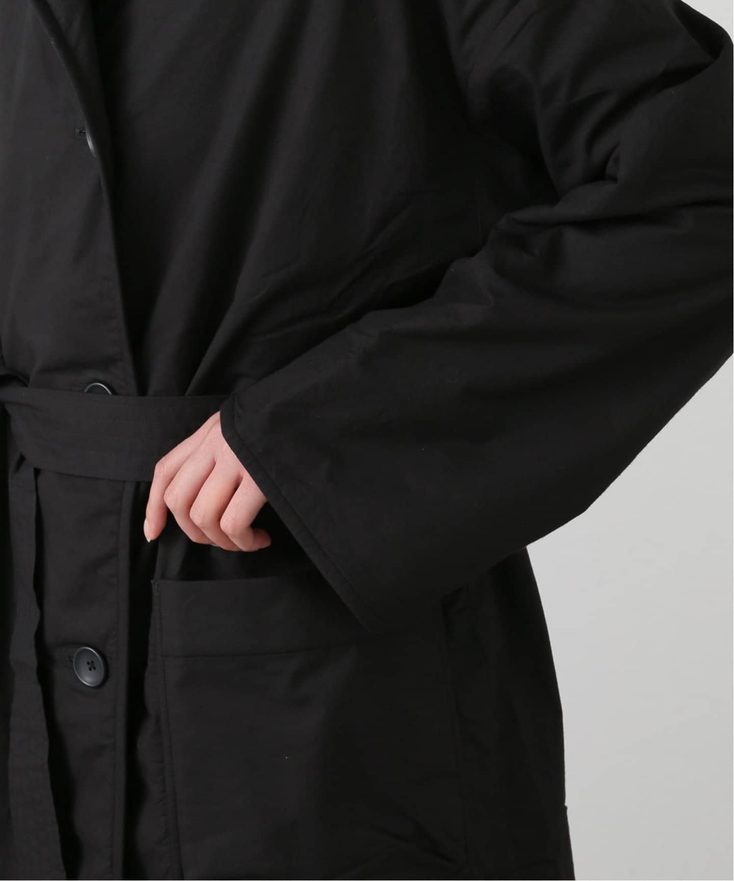 SOIL コート フードコート SOIL/ソイル】 REVERSIBLE HOODED LONG COAT（フードコート
