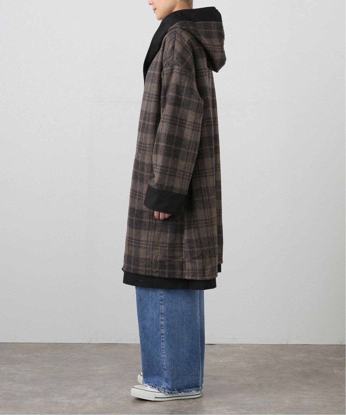 SOIL/ソイル】 REVERSIBLE HOODED LONG COAT（フードコート