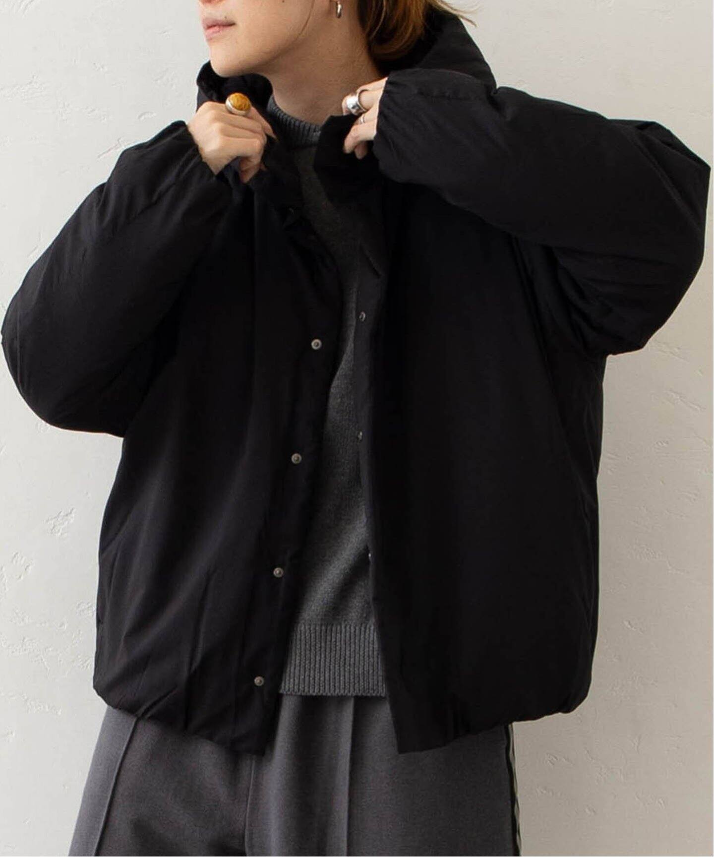 miffew】 HOODED SHORT DOWN JACKET（ダウンジャケット）｜journal 