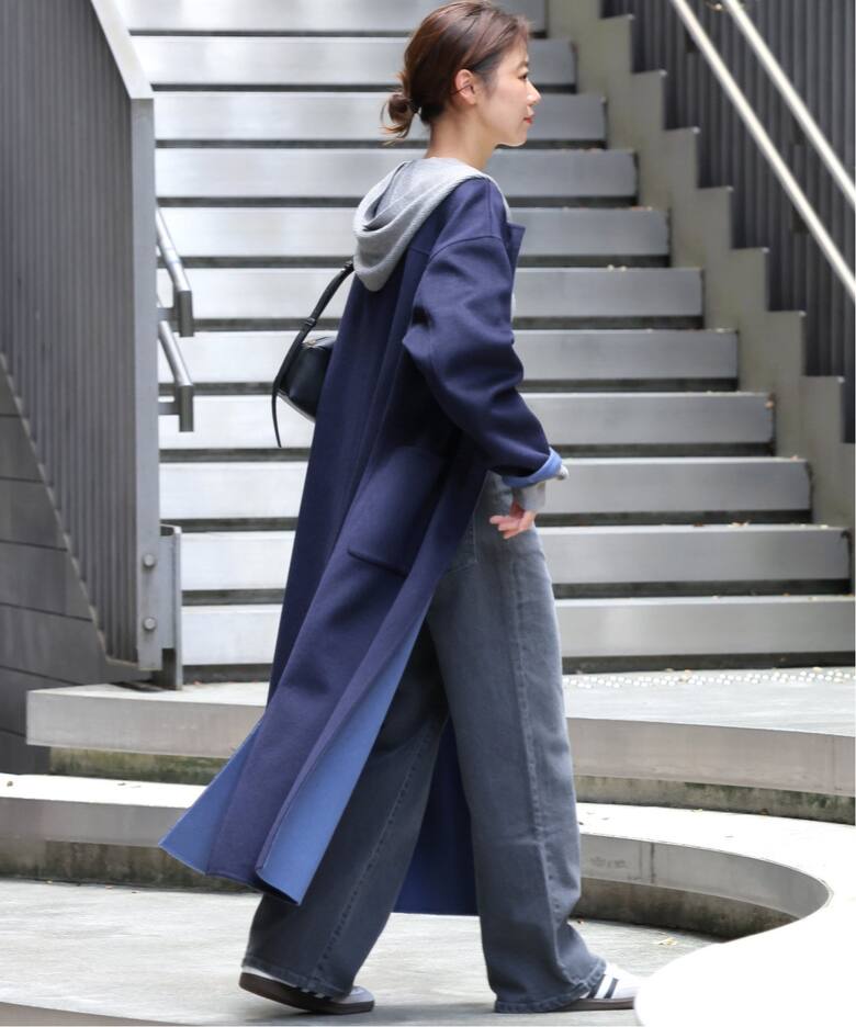 リバーシブルロングコート（ノーカラーコート）｜JOURNAL STANDARD 