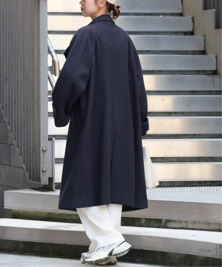 尾州ウールスーパー100スタンドロングコート（その他ブルゾン  