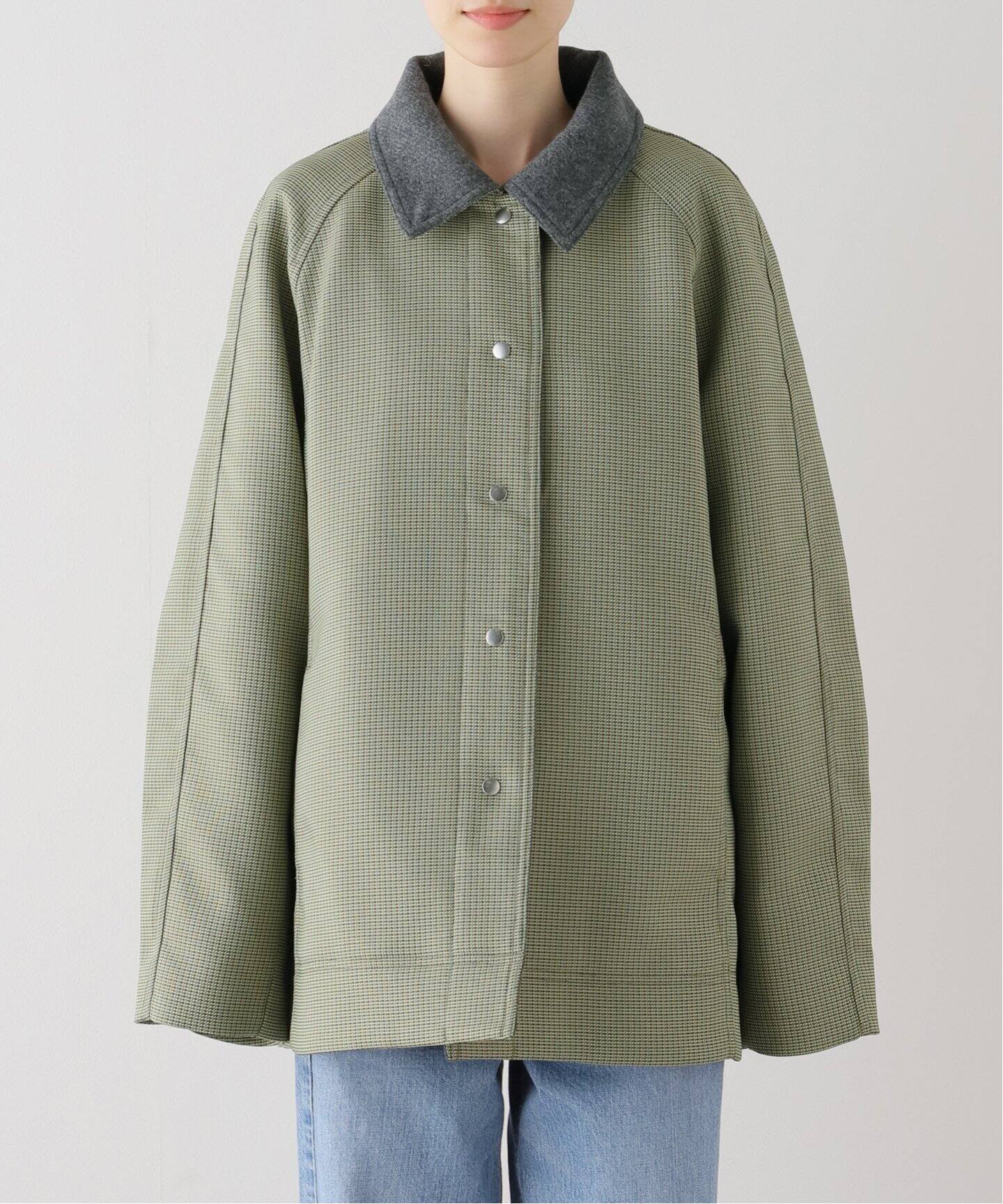 TODAYFUL / トゥデイフル】 Houndstooth Raglan Jacket：ジャケット 
