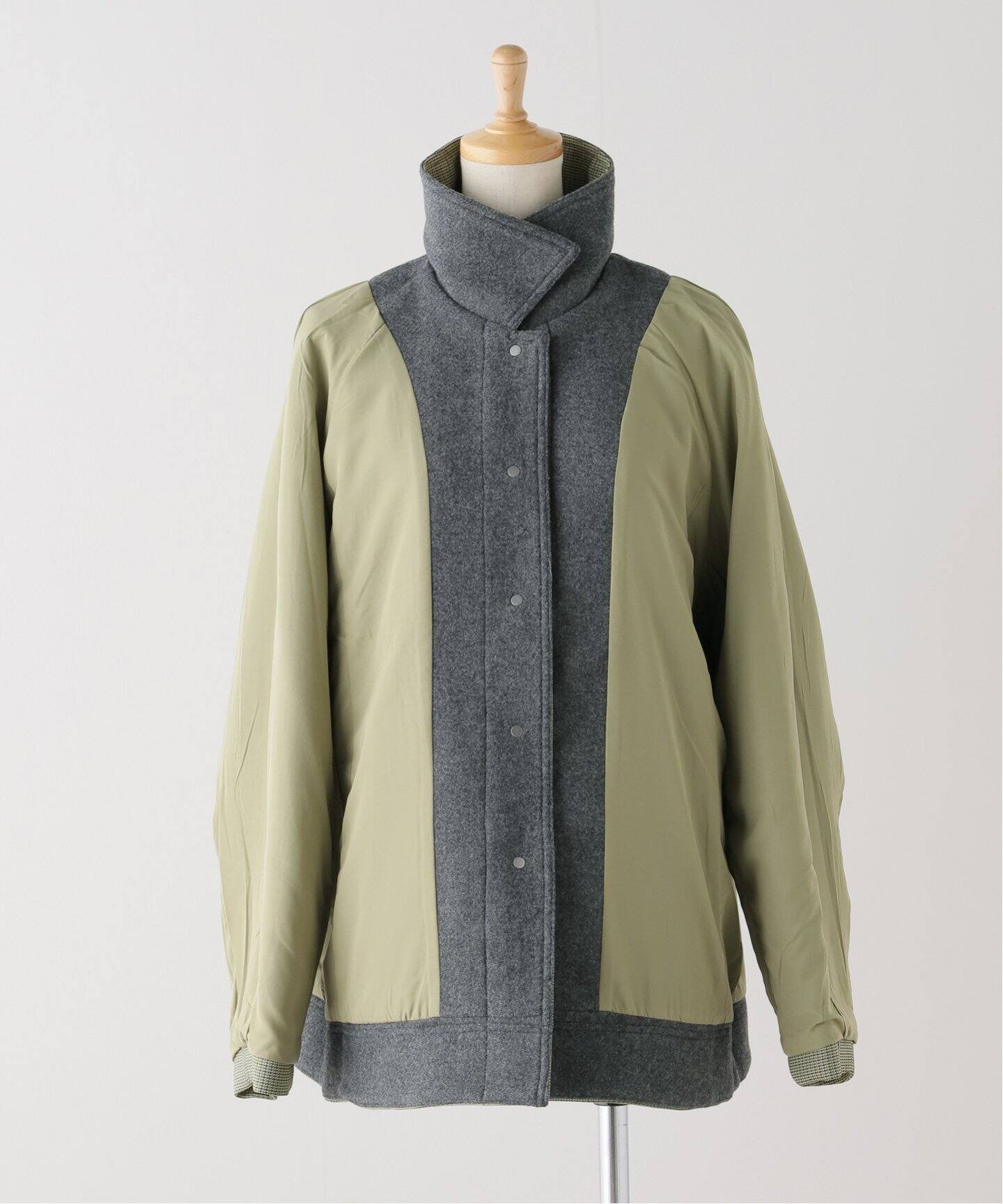 TODAYFUL / トゥデイフル】 Houndstooth Raglan Jacket：ジャケット 