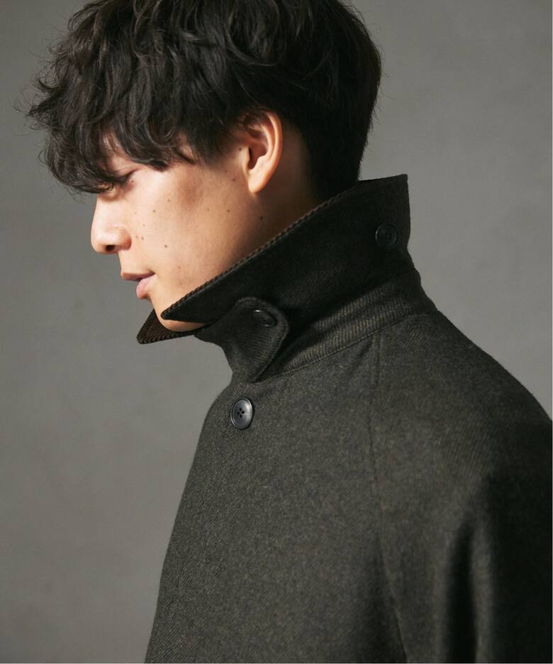 HIGH LAND WOOL オーバーサイズバルマカーンコート（ステン 