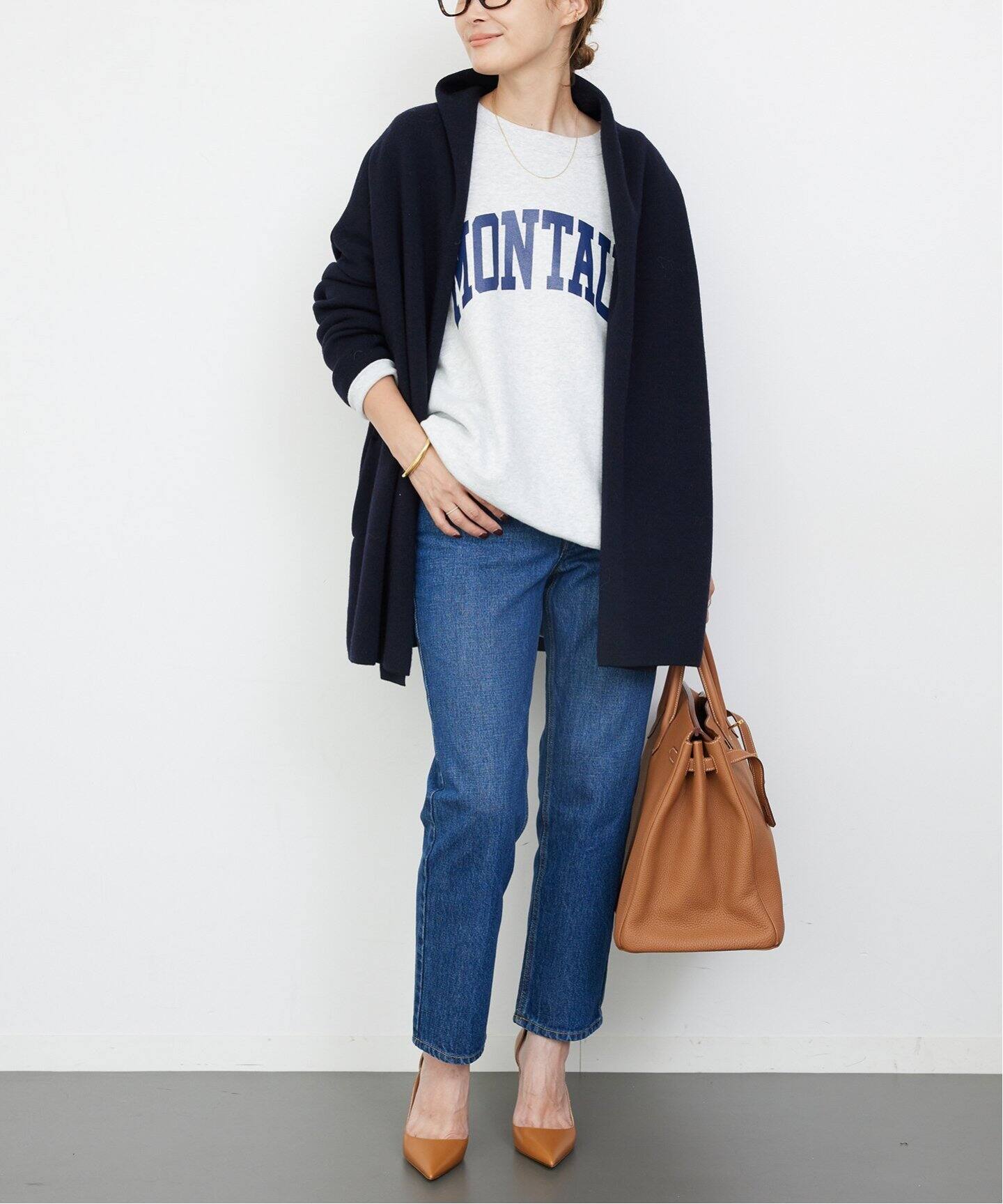 スムース ニットガウン ショートコート（その他ブルゾン／アウター  