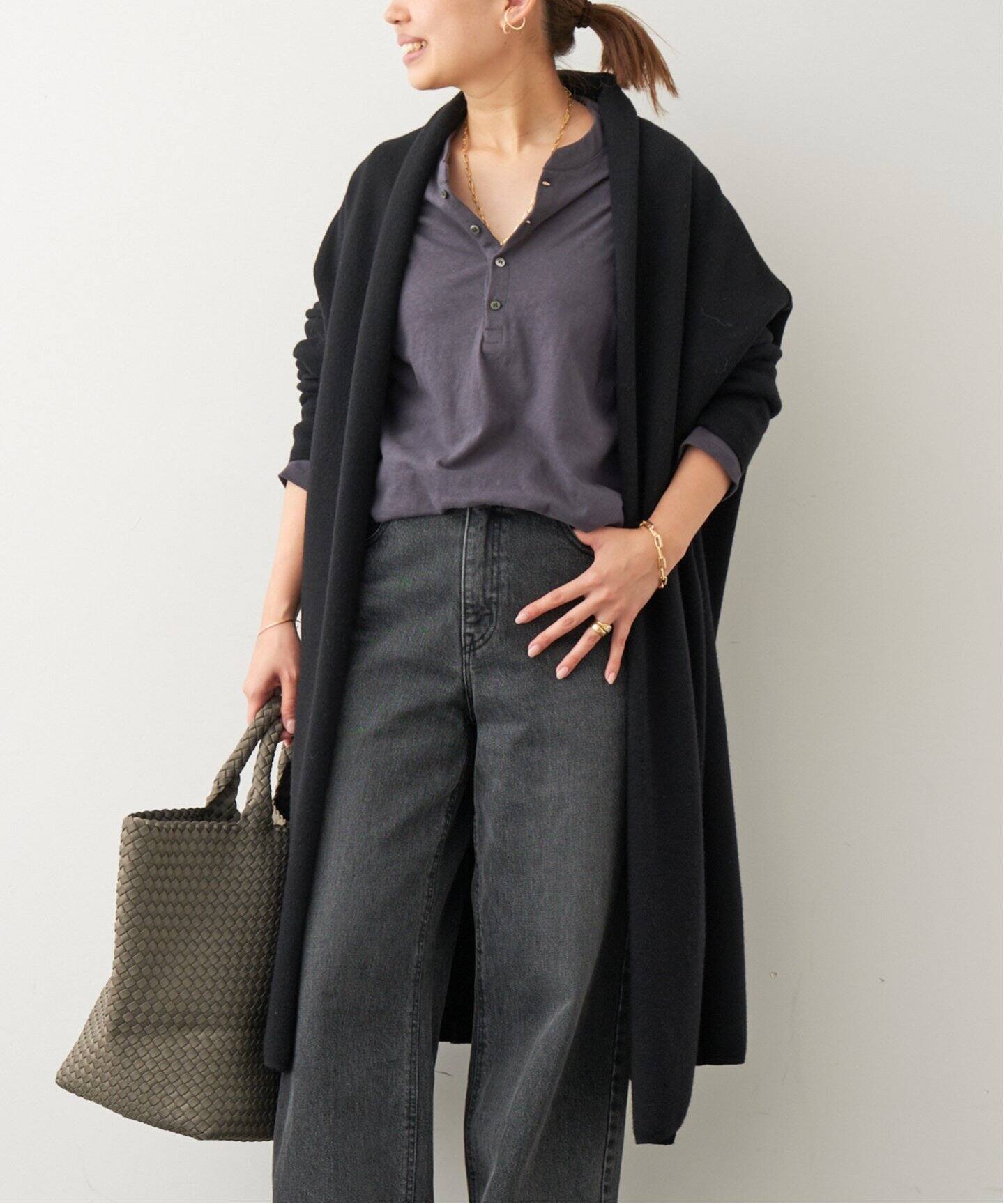 SMOOTH KNIT GOWN MIDI コート（その他ブルゾン／アウター）｜Deuxieme 