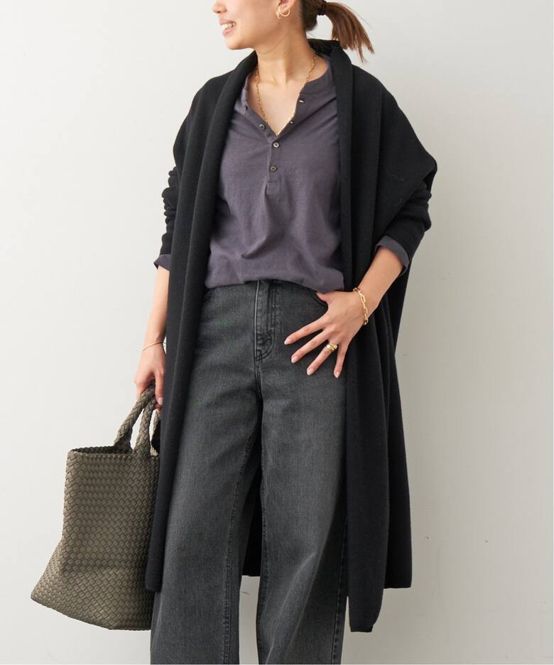 SMOOTH KNIT GOWN MIDI コート（その他ブルゾン／アウター）｜Deuxieme  