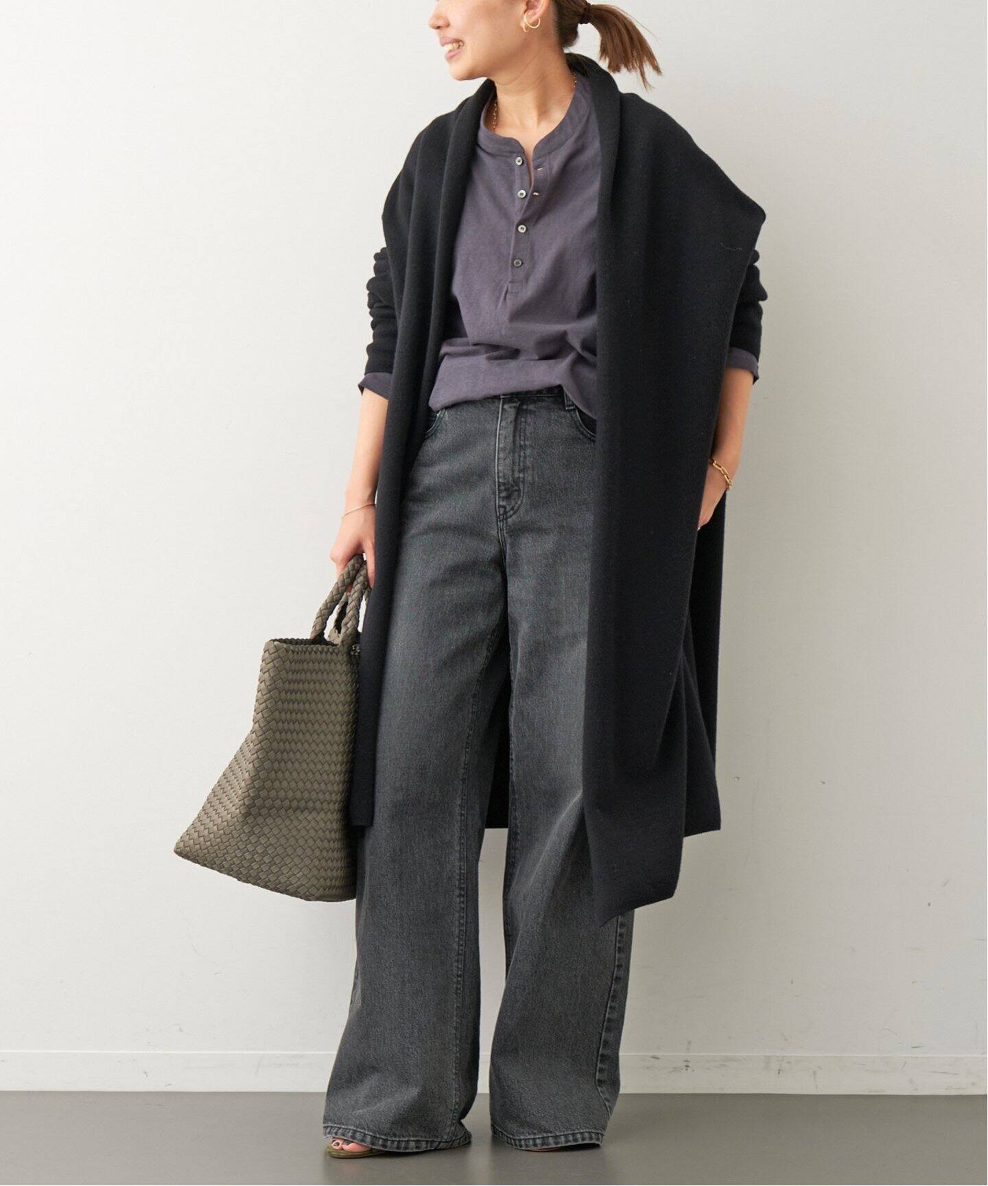 SMOOTH KNIT GOWN MIDI コート（その他ブルゾン／アウター）｜Deuxieme 
