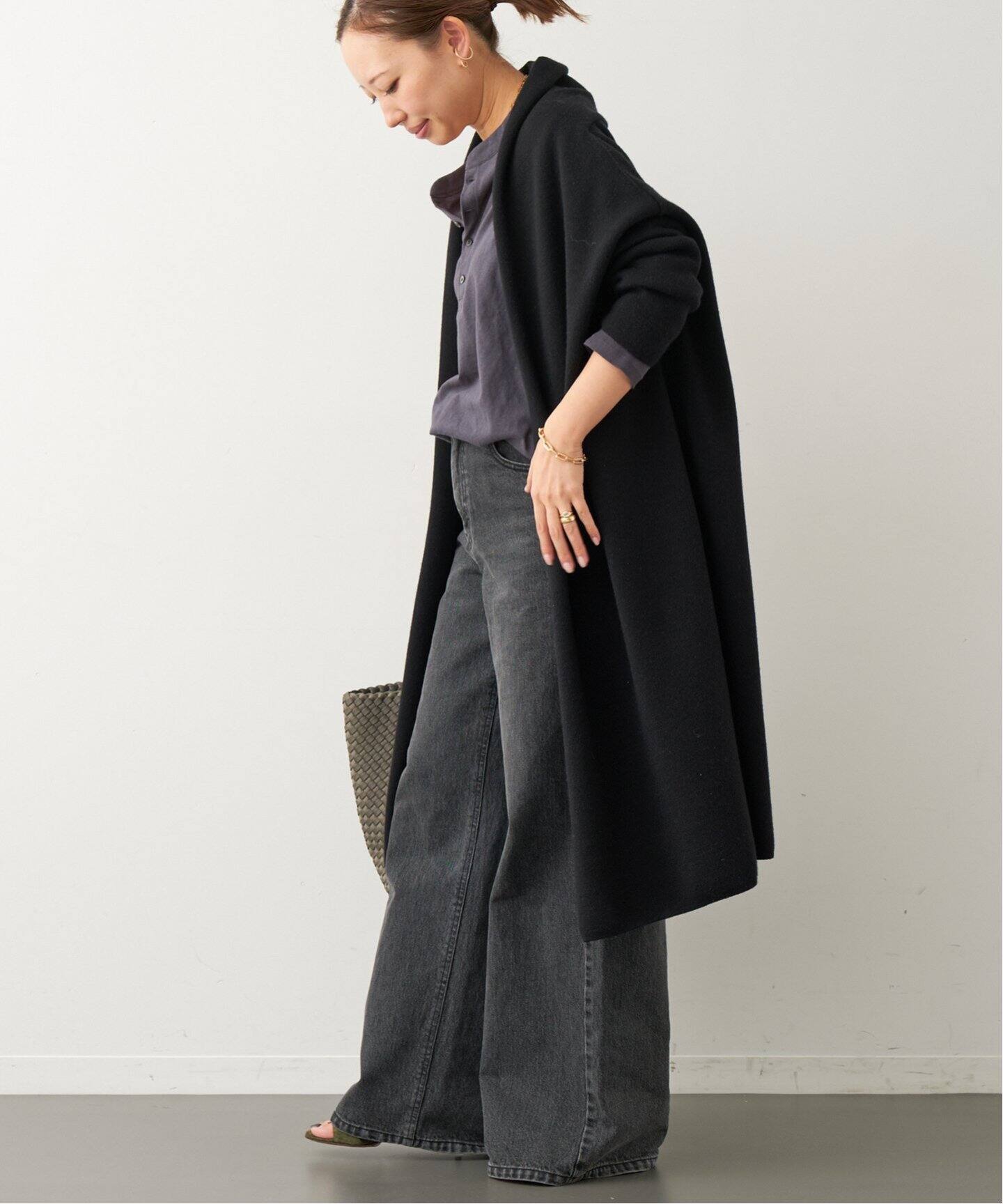 SMOOTH KNIT GOWN MIDI コート（その他ブルゾン／アウター）｜Deuxieme 