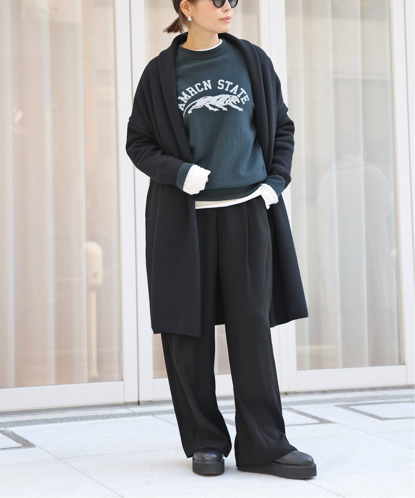 SMOOTH KNIT GOWN MIDI コート（その他ブルゾン／アウター）｜Deuxieme 