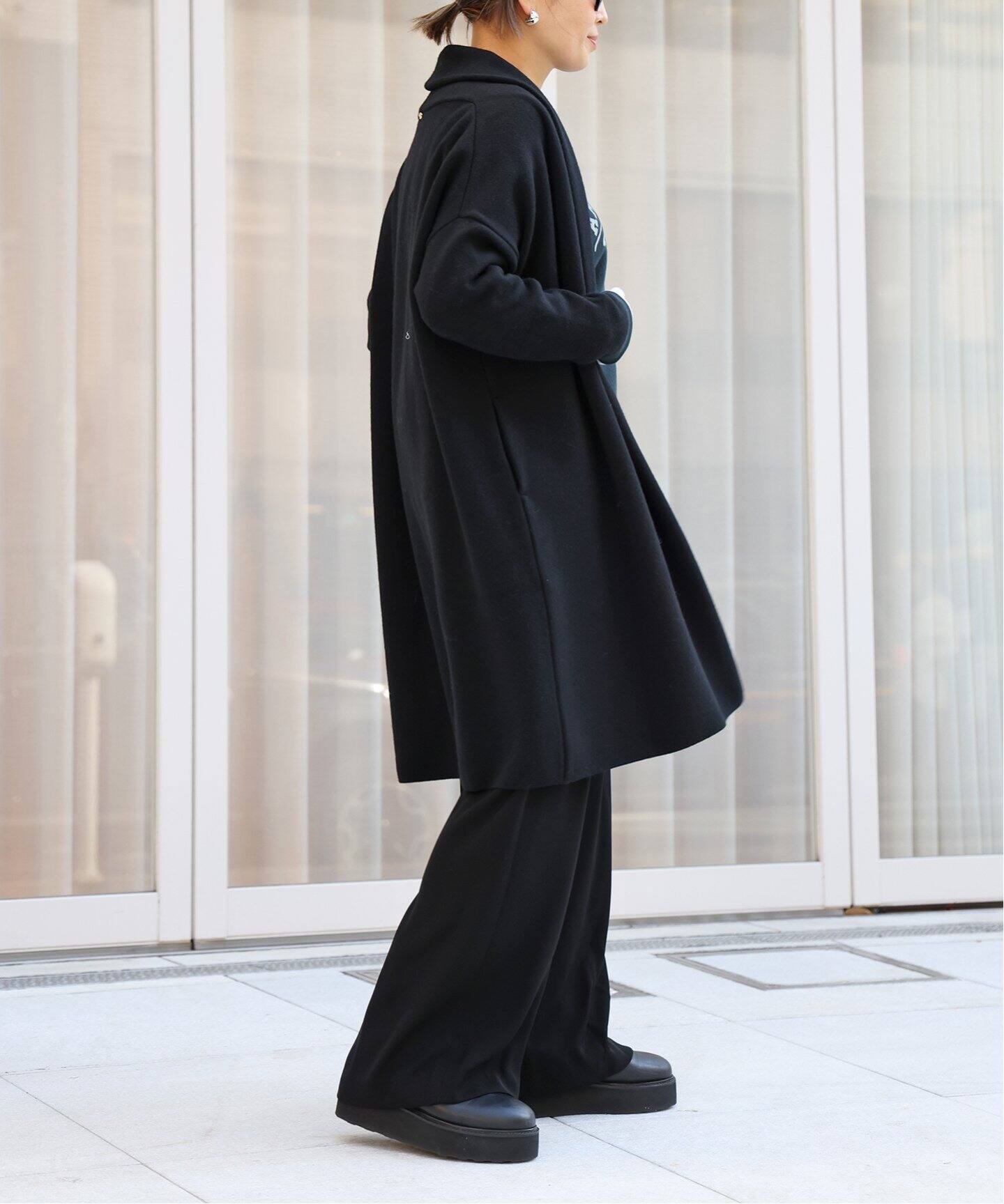 SMOOTH KNIT GOWN MIDI コート（その他ブルゾン／アウター）｜Deuxieme 