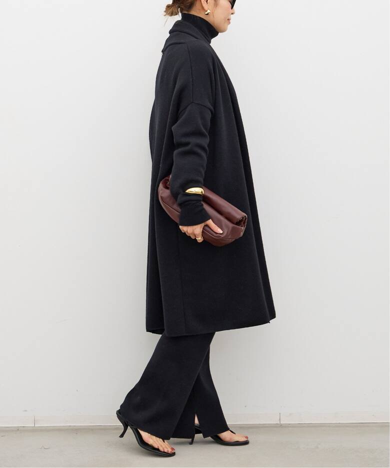 SMOOTH KNIT GOWN MIDI コート（その他ブルゾン／アウター）｜Deuxieme 