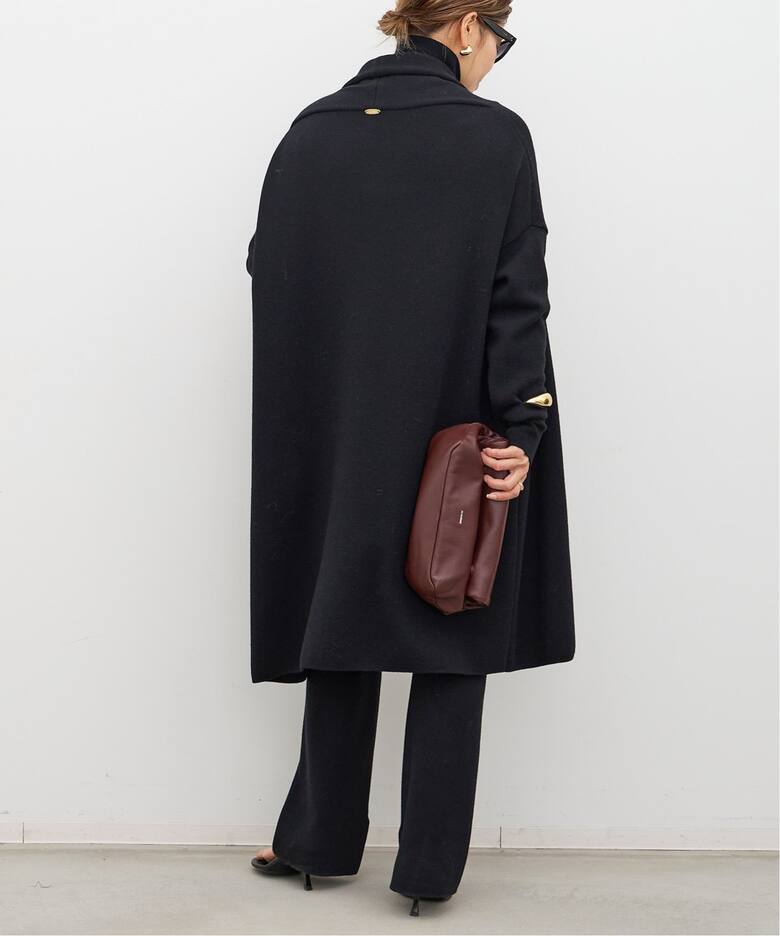SMOOTH KNIT GOWN MIDI コート（その他ブルゾン／アウター）｜Deuxieme 
