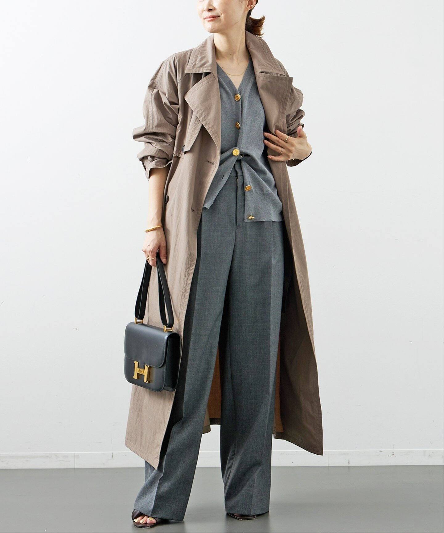 ドゥーズエムクラス 別注 H BRANDムートンコート（その他ブランド  