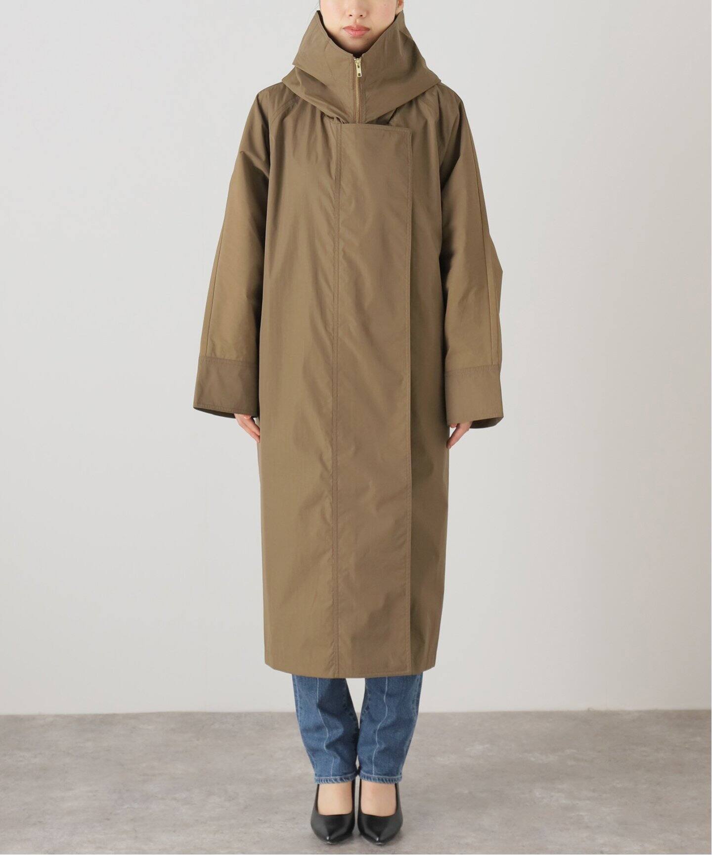 LIBERADD/リベラド】 HOODIE LONG ブルゾン（ナイロンジャケット  