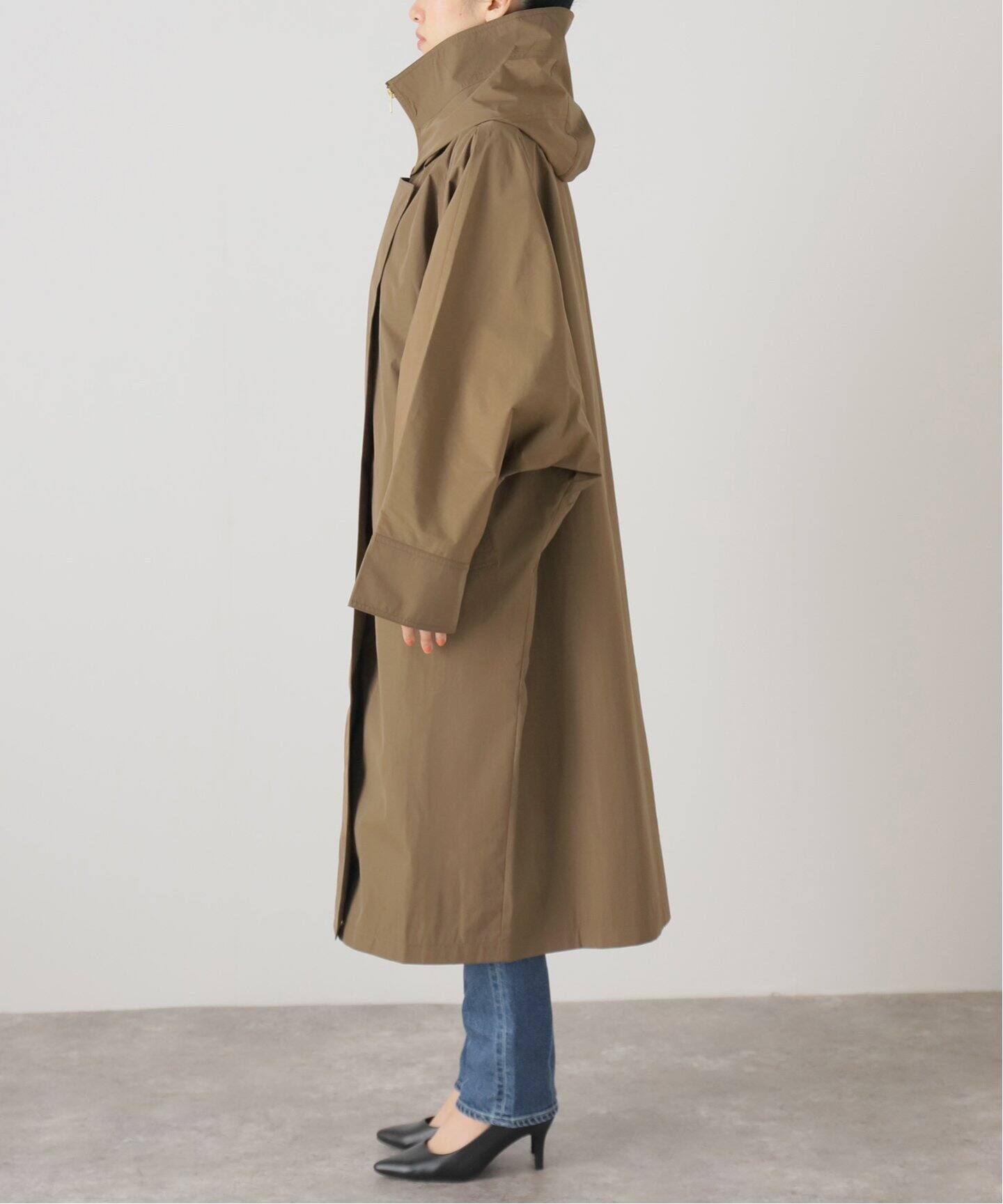 LIBERADD/リベラド】 HOODIE LONG ブルゾン（ナイロンジャケット  