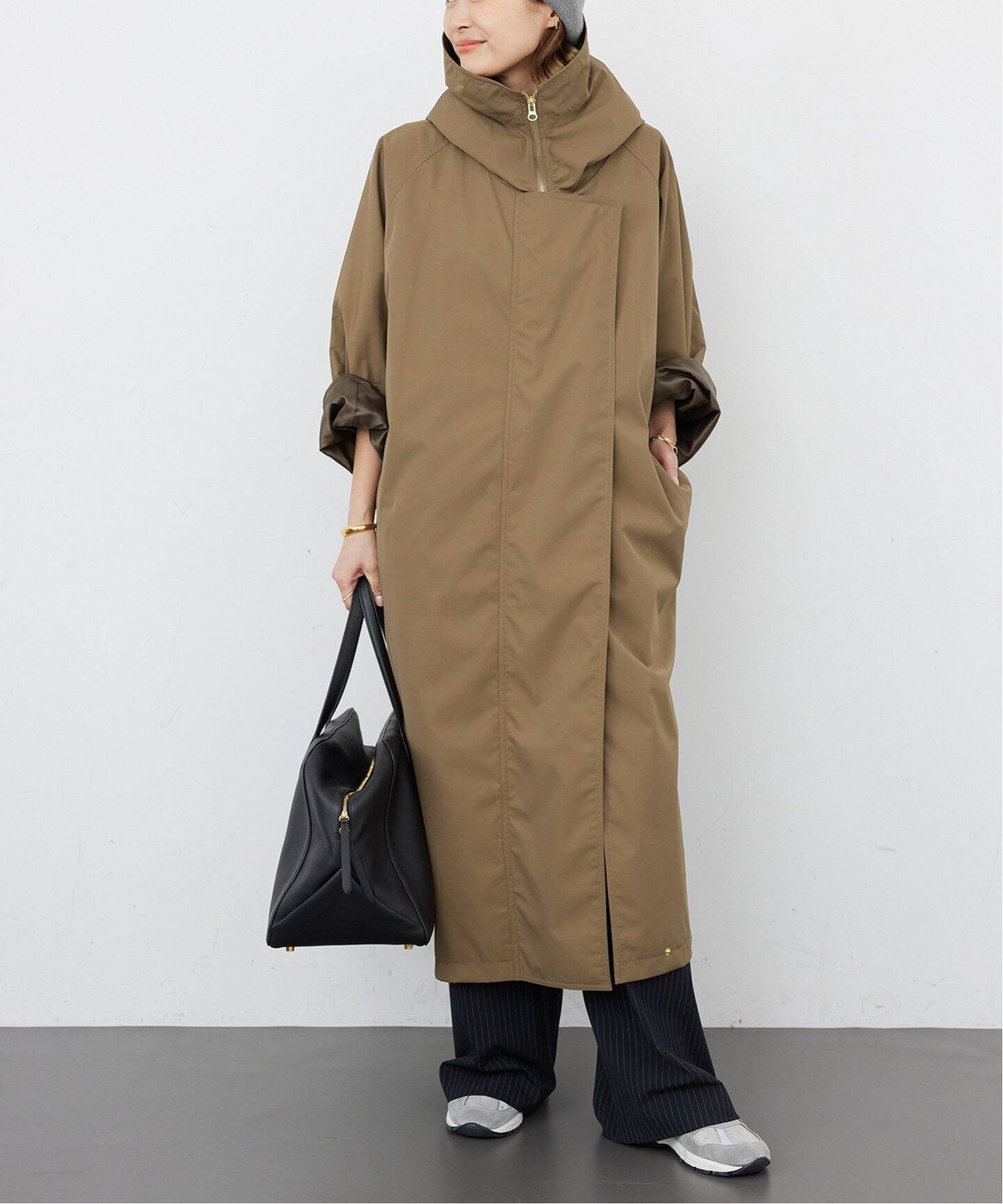 LIBERADD/リベラド】 HOODIE LONG ブルゾン（ナイロンジャケット  