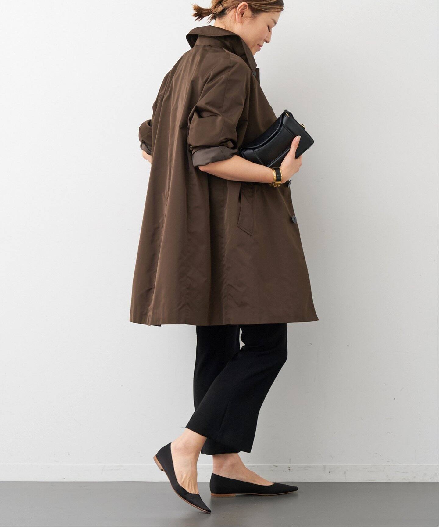 MADISONBLUE / マディソンブルー】バルカラーコート PE TWILL（ステン 