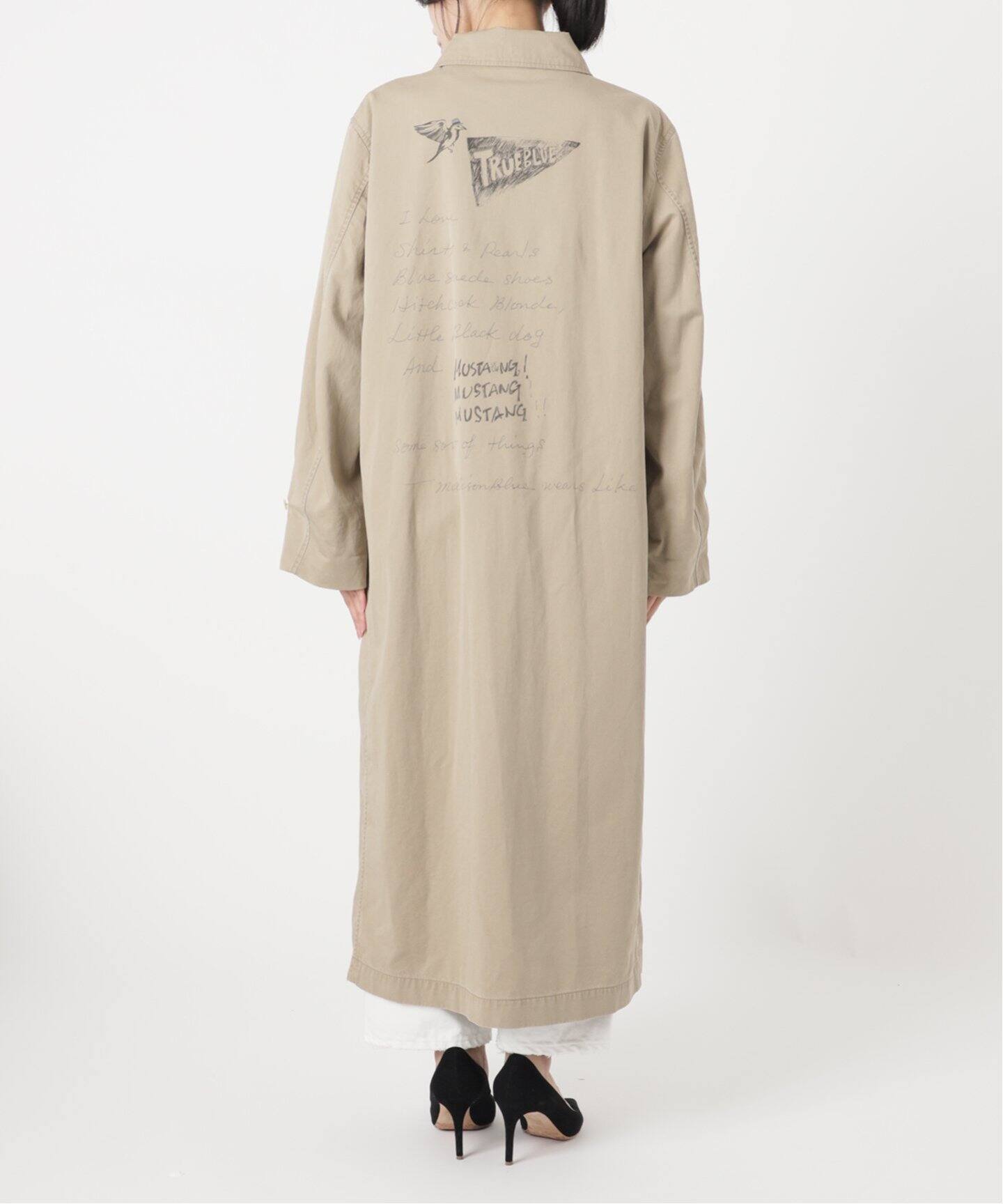 MADISONBLUE / マディソンブルー】CRAFFITI COAT（ステンカラーコート 