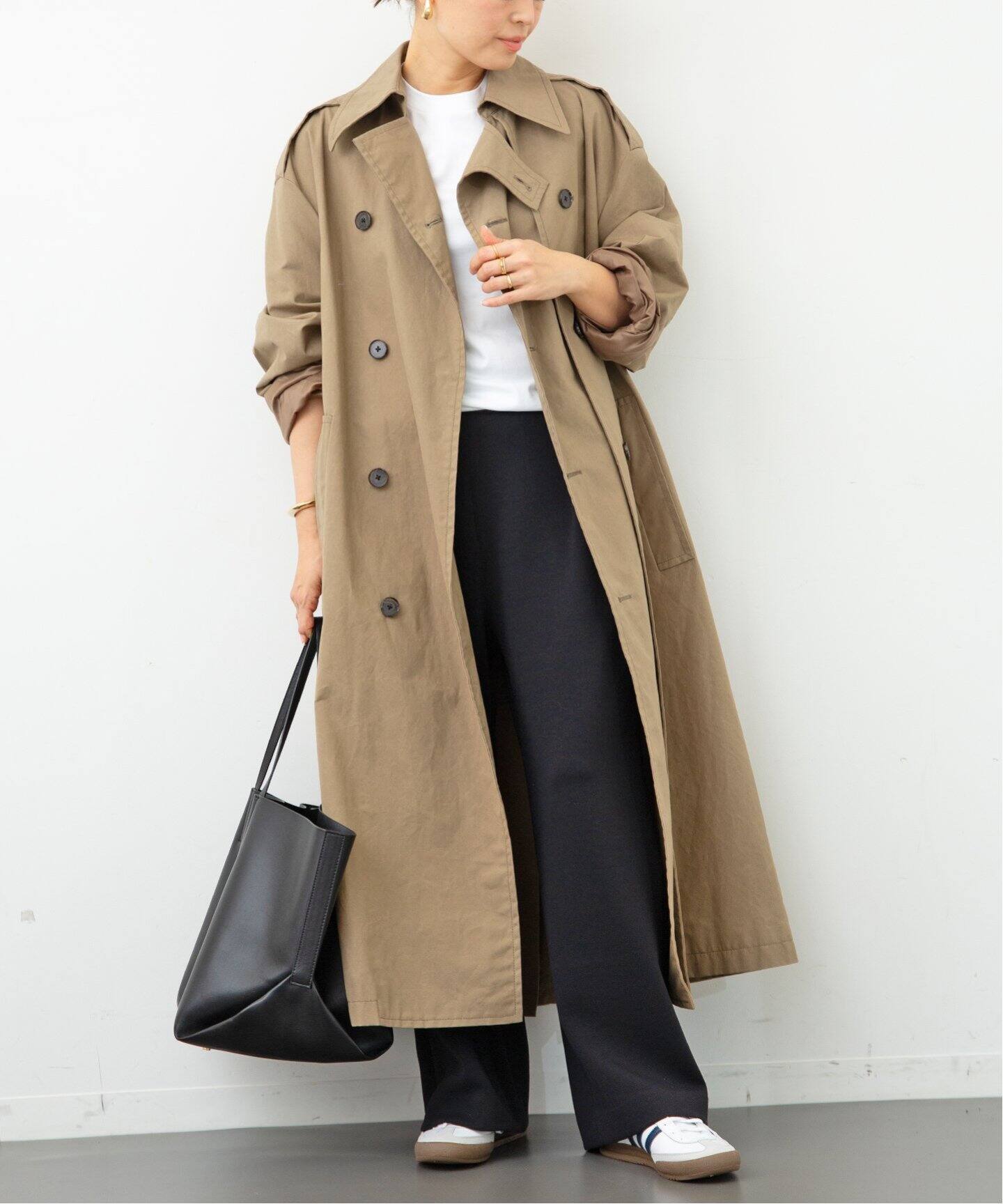 COMMISSION/コミッション】 DOUBLE トレンチコート（トレンチコート  