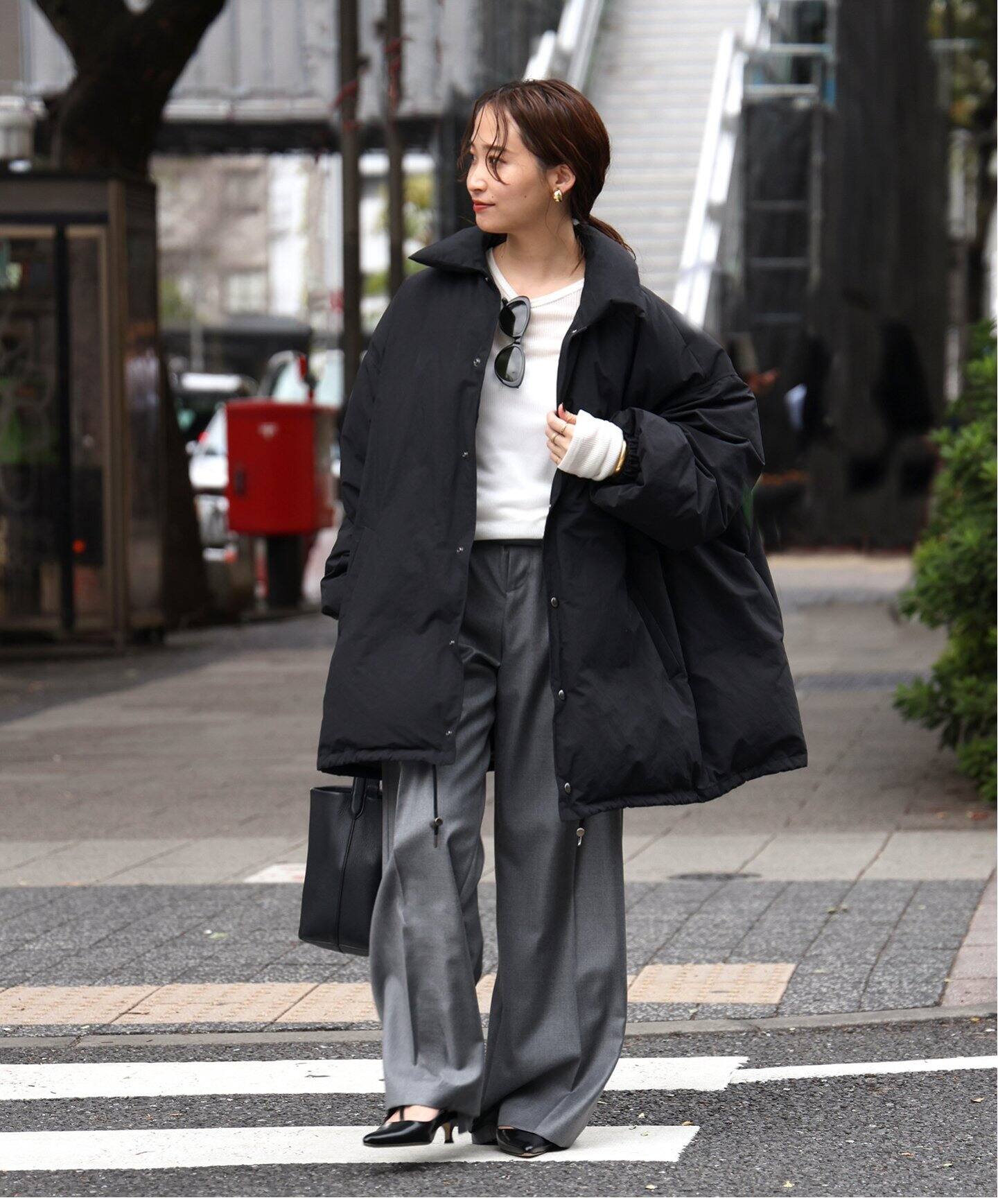 CALUX/キャラクス】 PUFFER COACH JACKET（ダウンジャケット  